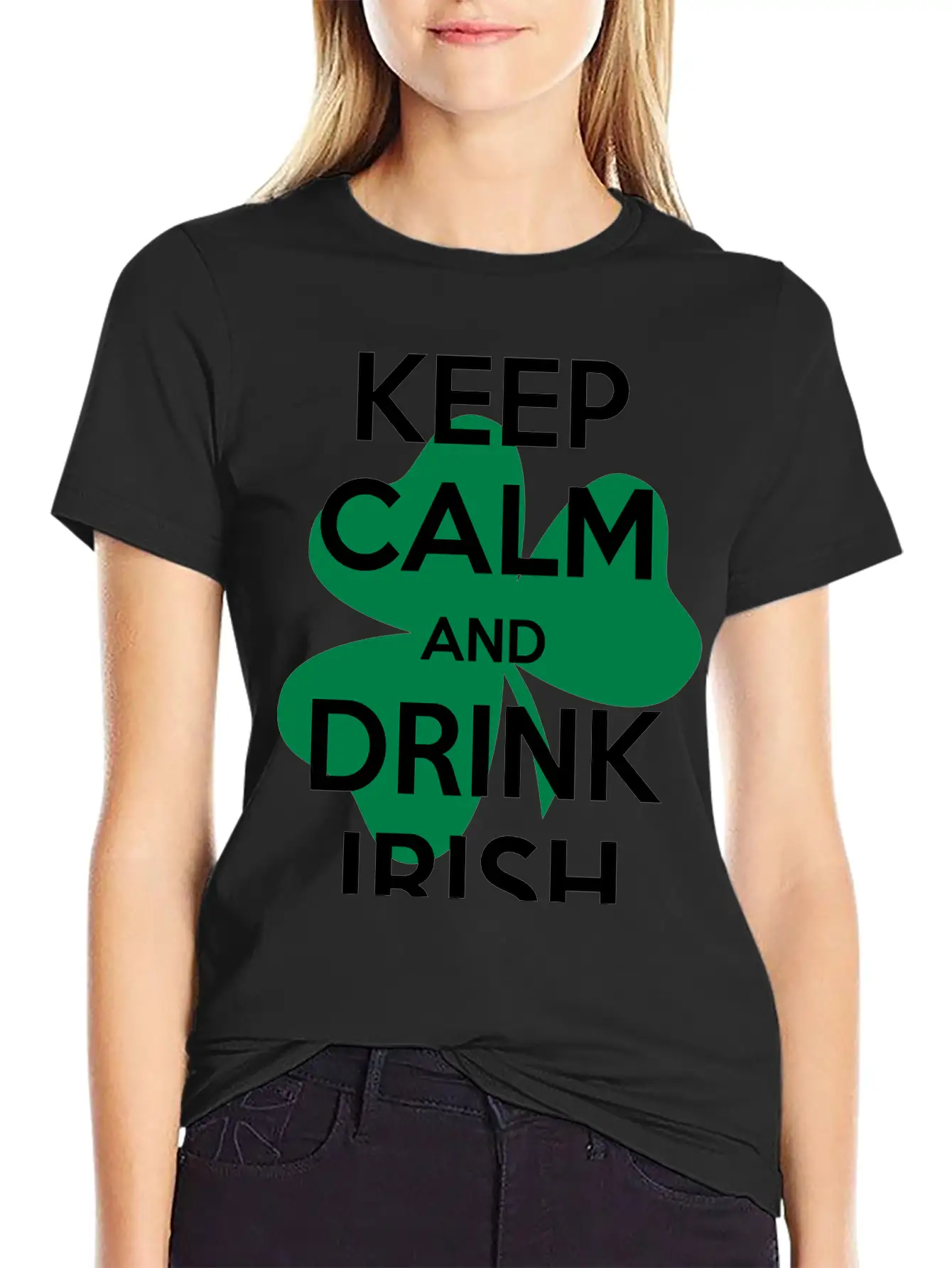 Keep Calm Irish Stylish Everyday T-Shirt – Unisex Basic Cotton Tee