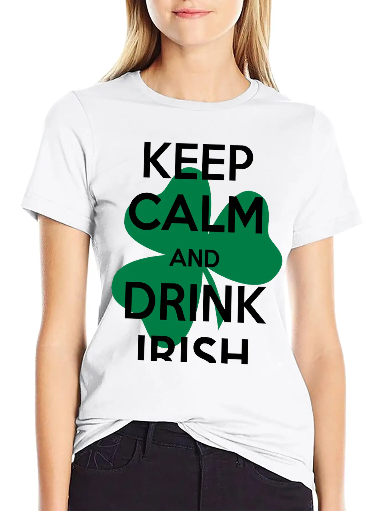 Keep Calm Irish Stylish Everyday T-Shirt – Unisex Basic Cotton Tee