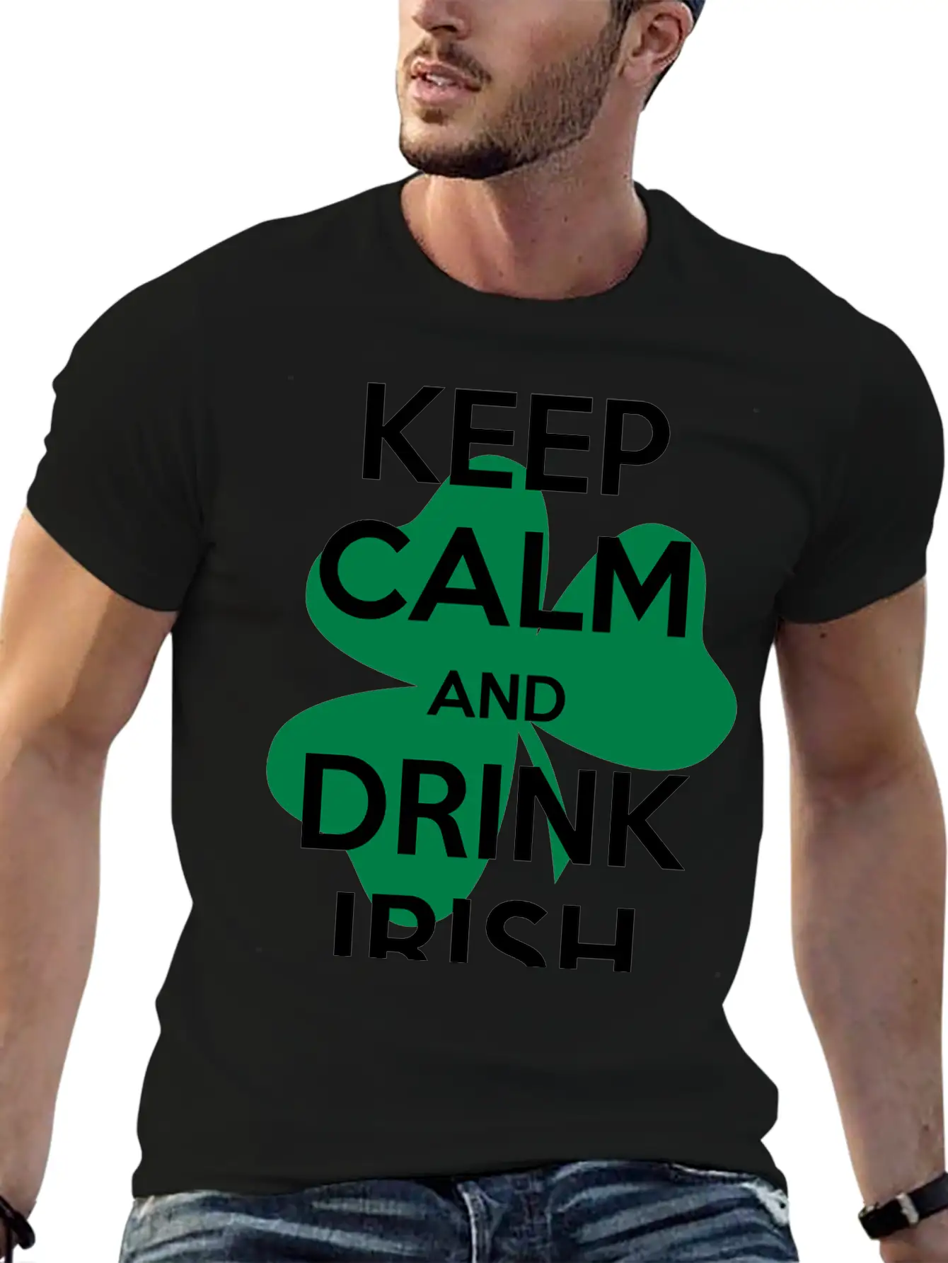 Keep Calm Irish Stylish Everyday T-Shirt – Unisex Basic Cotton Tee