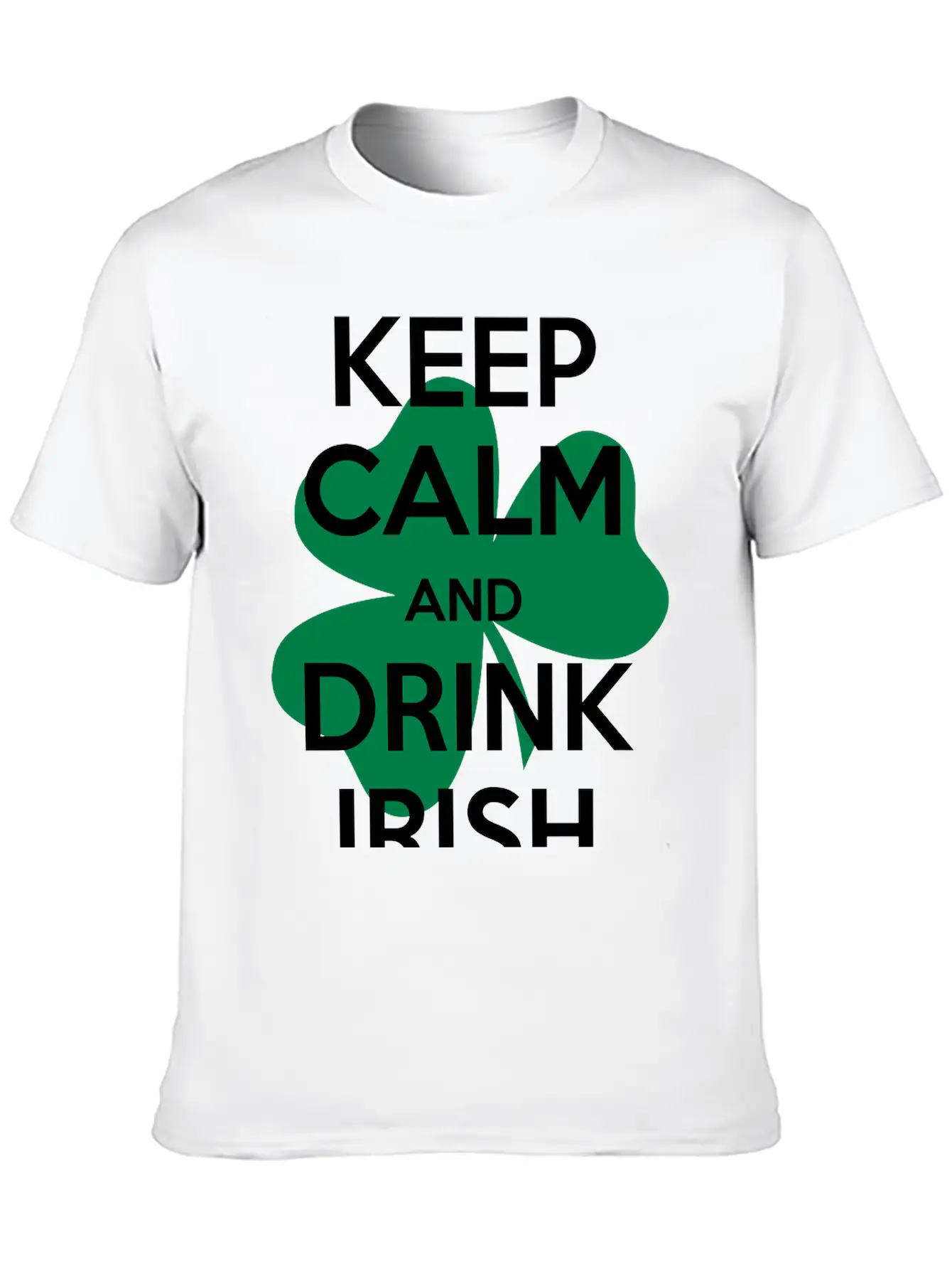 Keep Calm Irish Stylish Everyday T-Shirt – Unisex Basic Cotton Tee