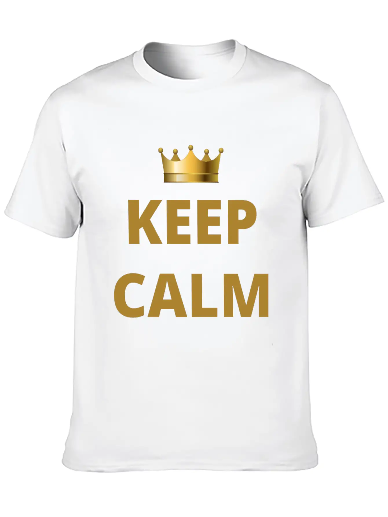 KEEP CALM Keep Calm Timeless Short Sleeve Tee – Comfy And Minimalist Design