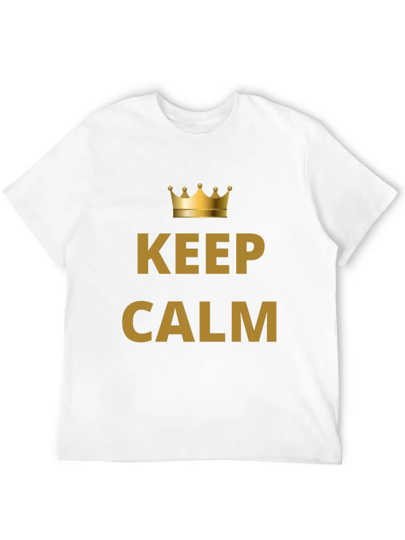 KEEP CALM Keep Calm Timeless Short Sleeve Tee – Comfy And Minimalist Design