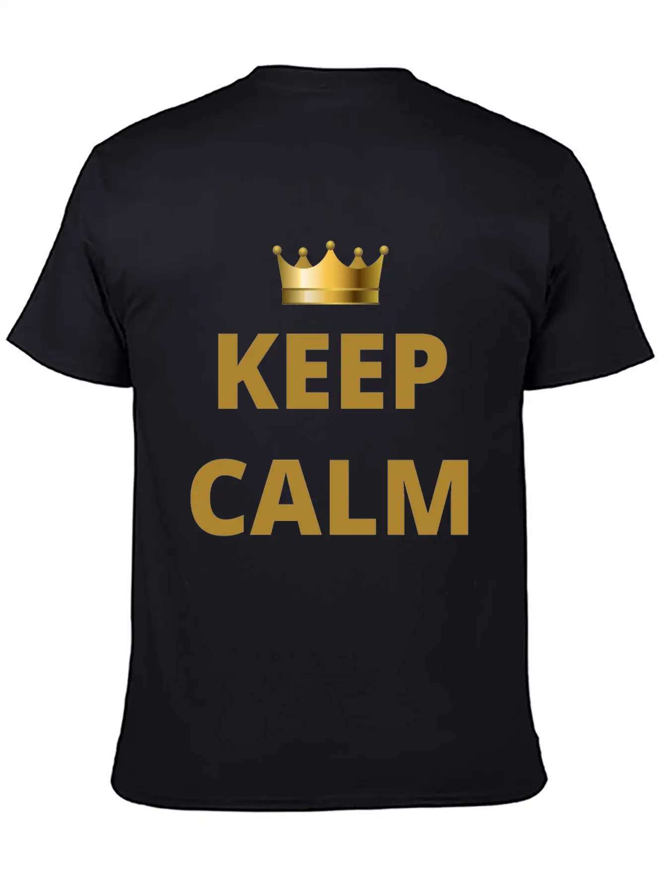 KEEP CALM Keep Calm Timeless Short Sleeve Tee – Comfy And Minimalist Design
