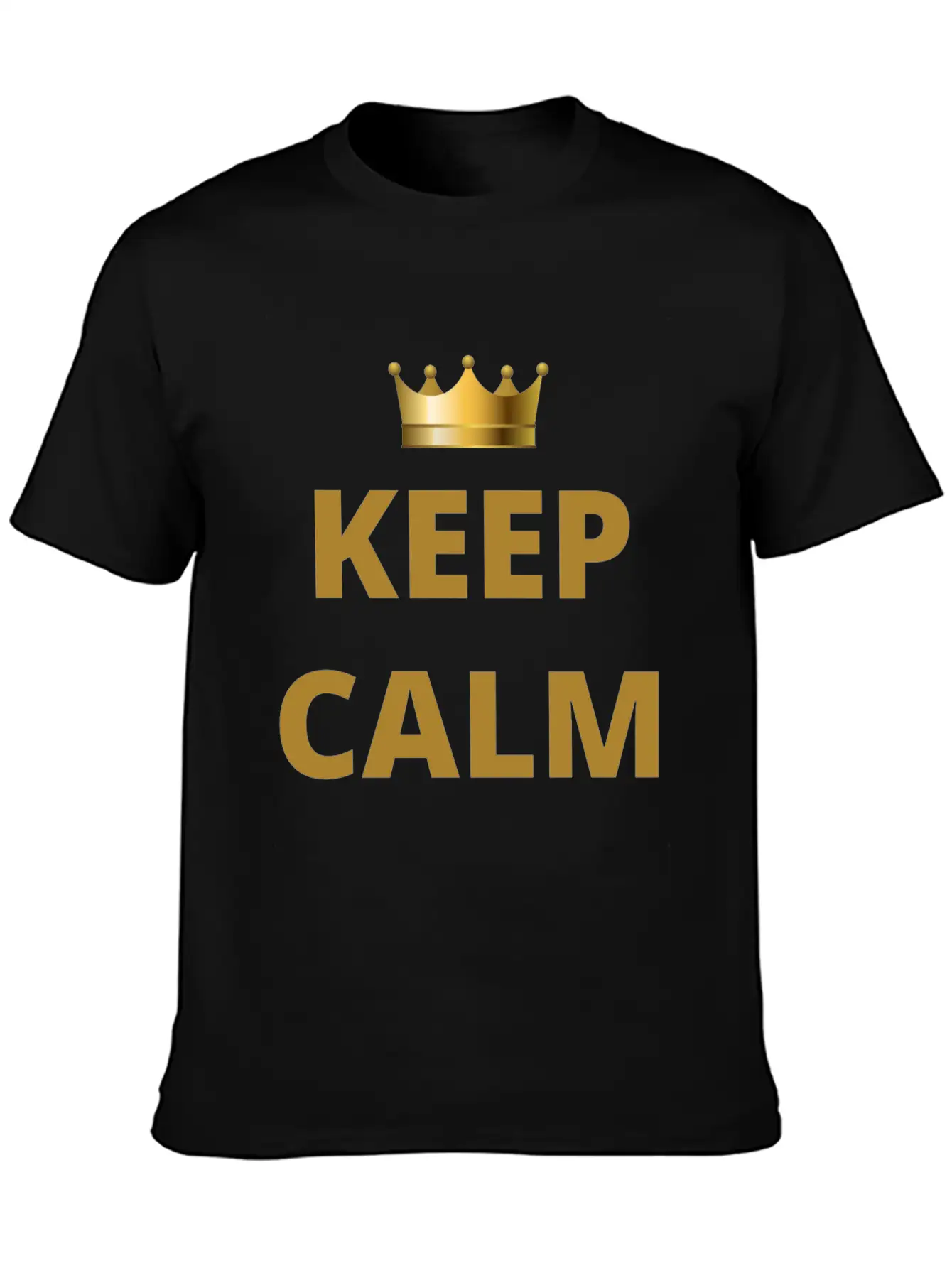 KEEP CALM Keep Calm Timeless Short Sleeve Tee – Comfy And Minimalist Design