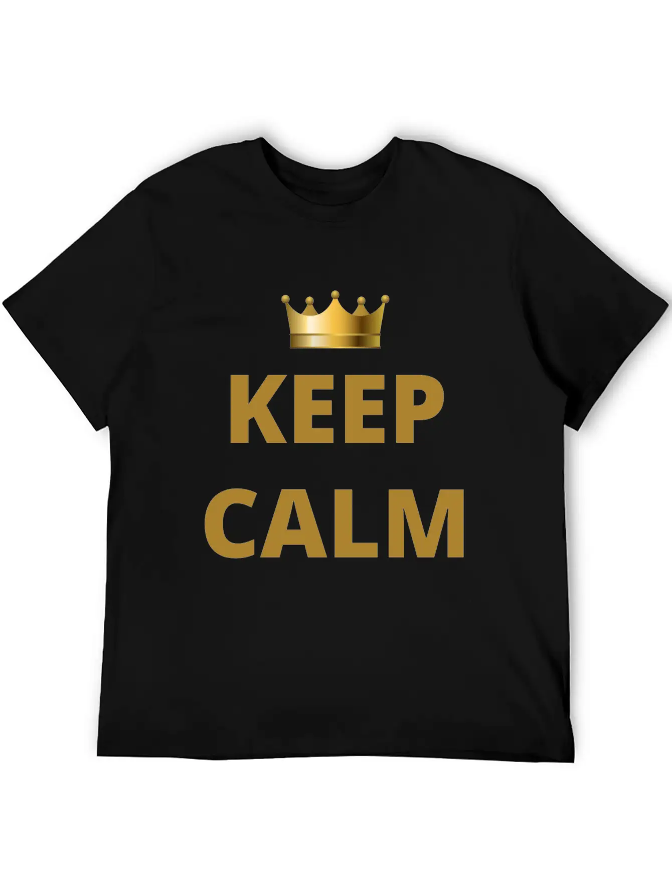 KEEP CALM Keep Calm Timeless Short Sleeve Tee – Comfy And Minimalist Design