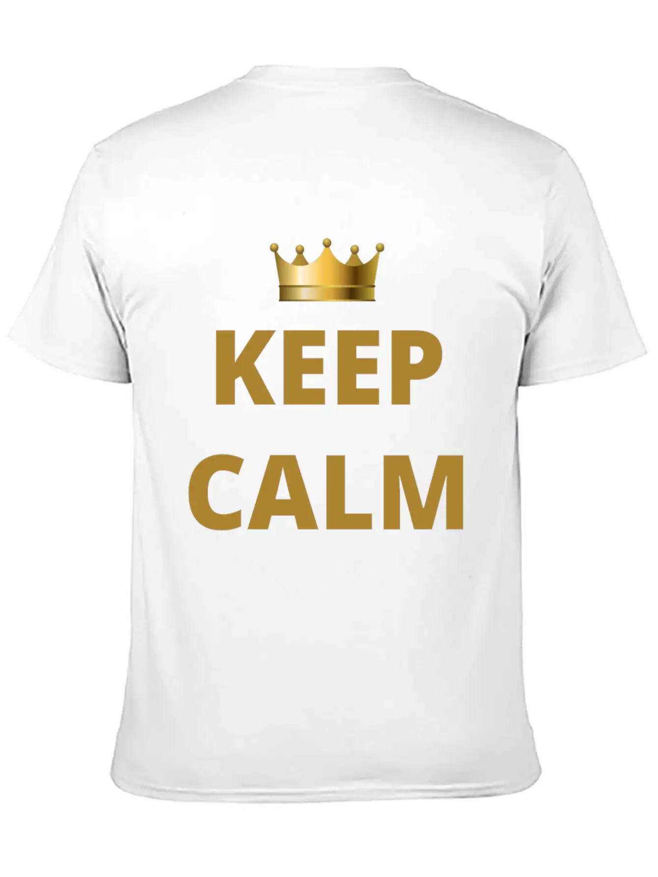 KEEP CALM Keep Calm Timeless Short Sleeve Tee – Comfy And Minimalist Design