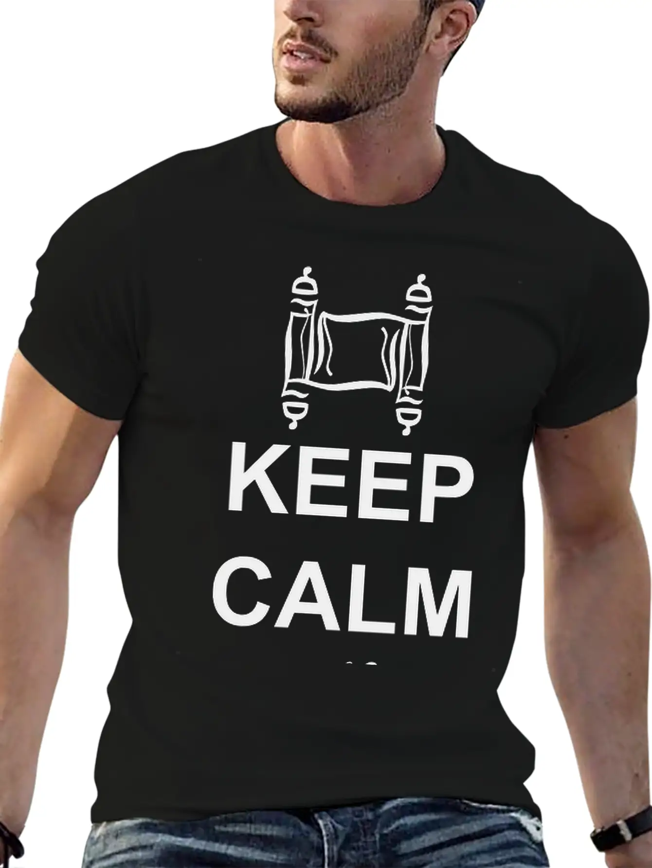 Keep Calm Obey Torah Stylish Everyday T-Shirt – Unisex Basic Cotton Tee