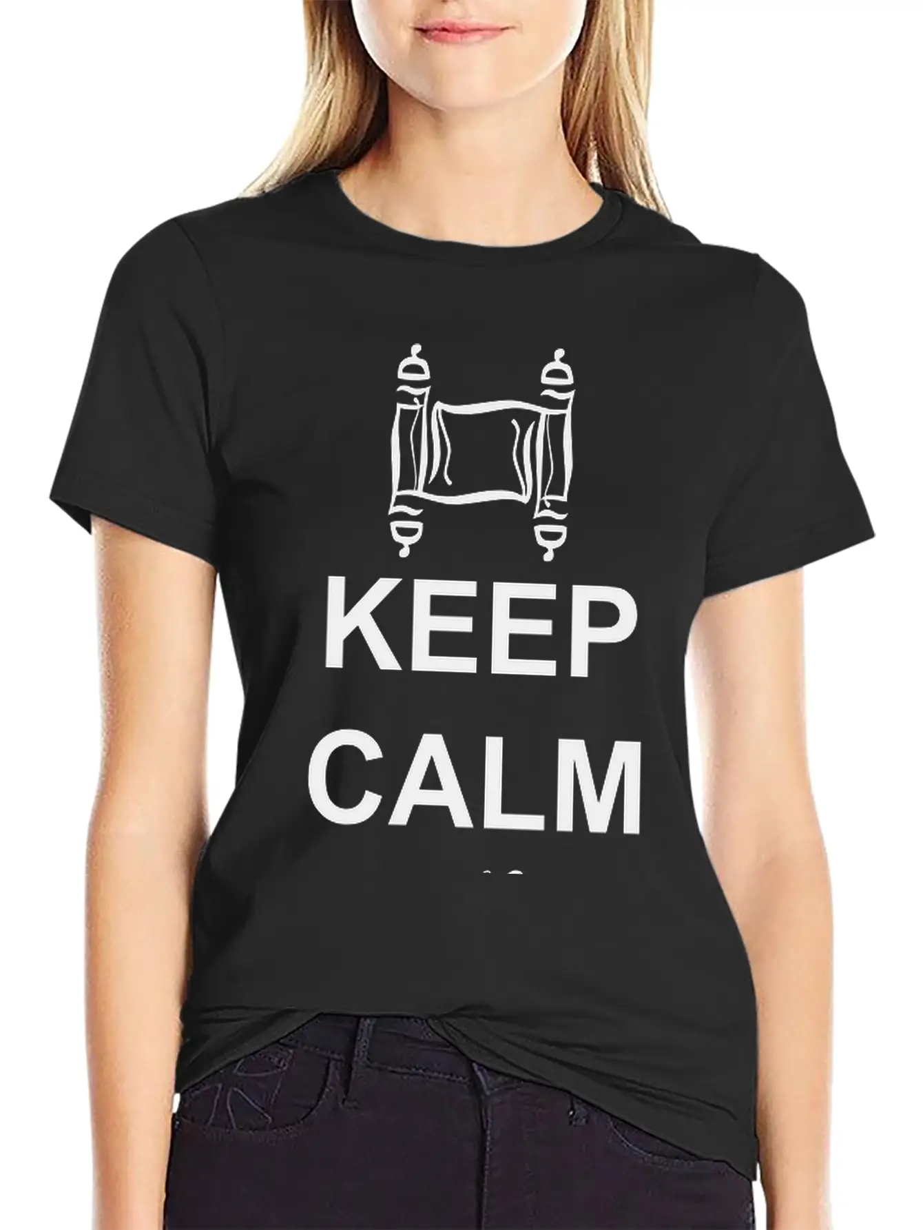 Keep Calm Obey Torah Stylish Everyday T-Shirt – Unisex Basic Cotton Tee