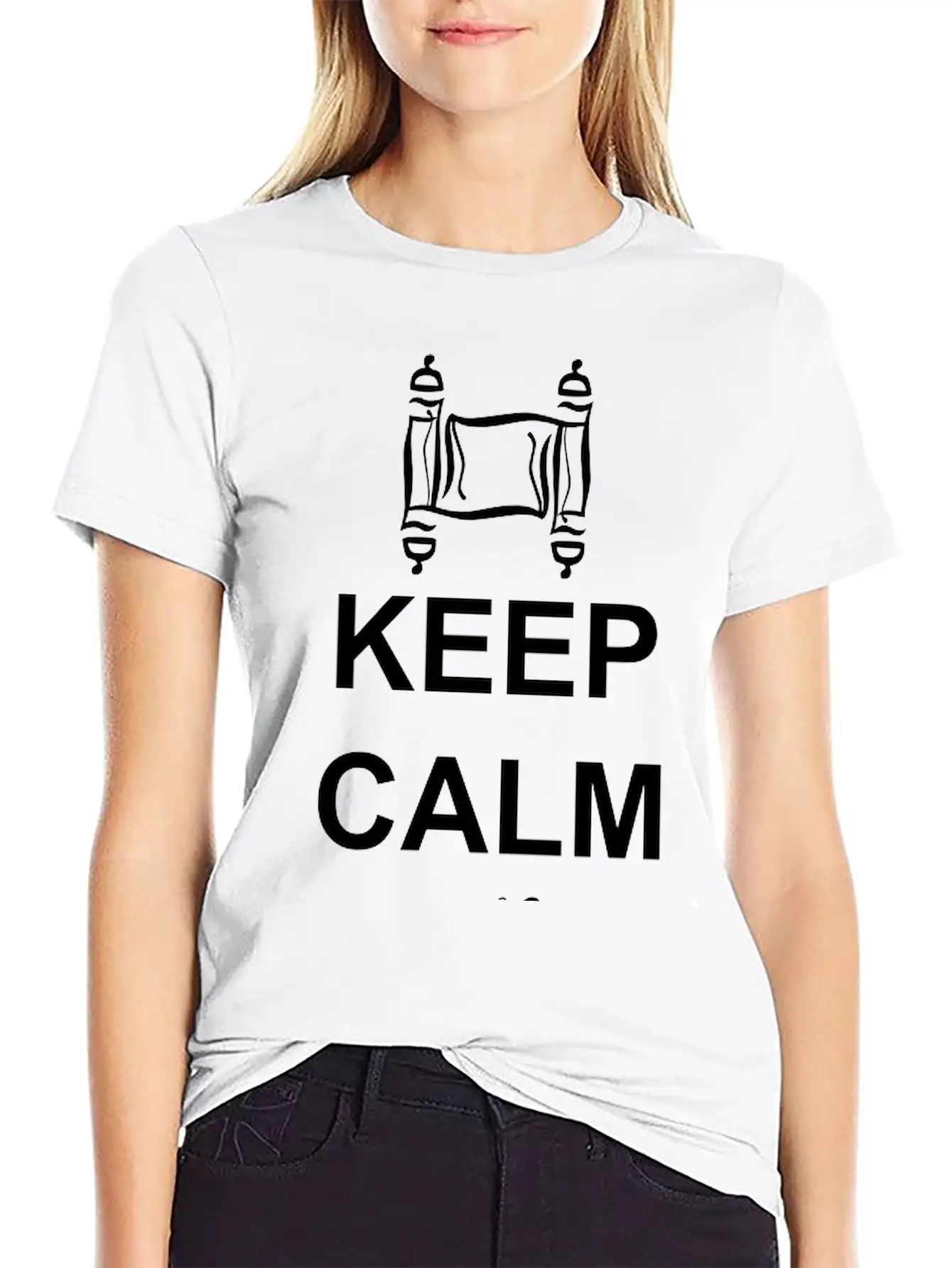 Keep Calm Obey Torah Stylish Everyday T-Shirt – Unisex Basic Cotton Tee