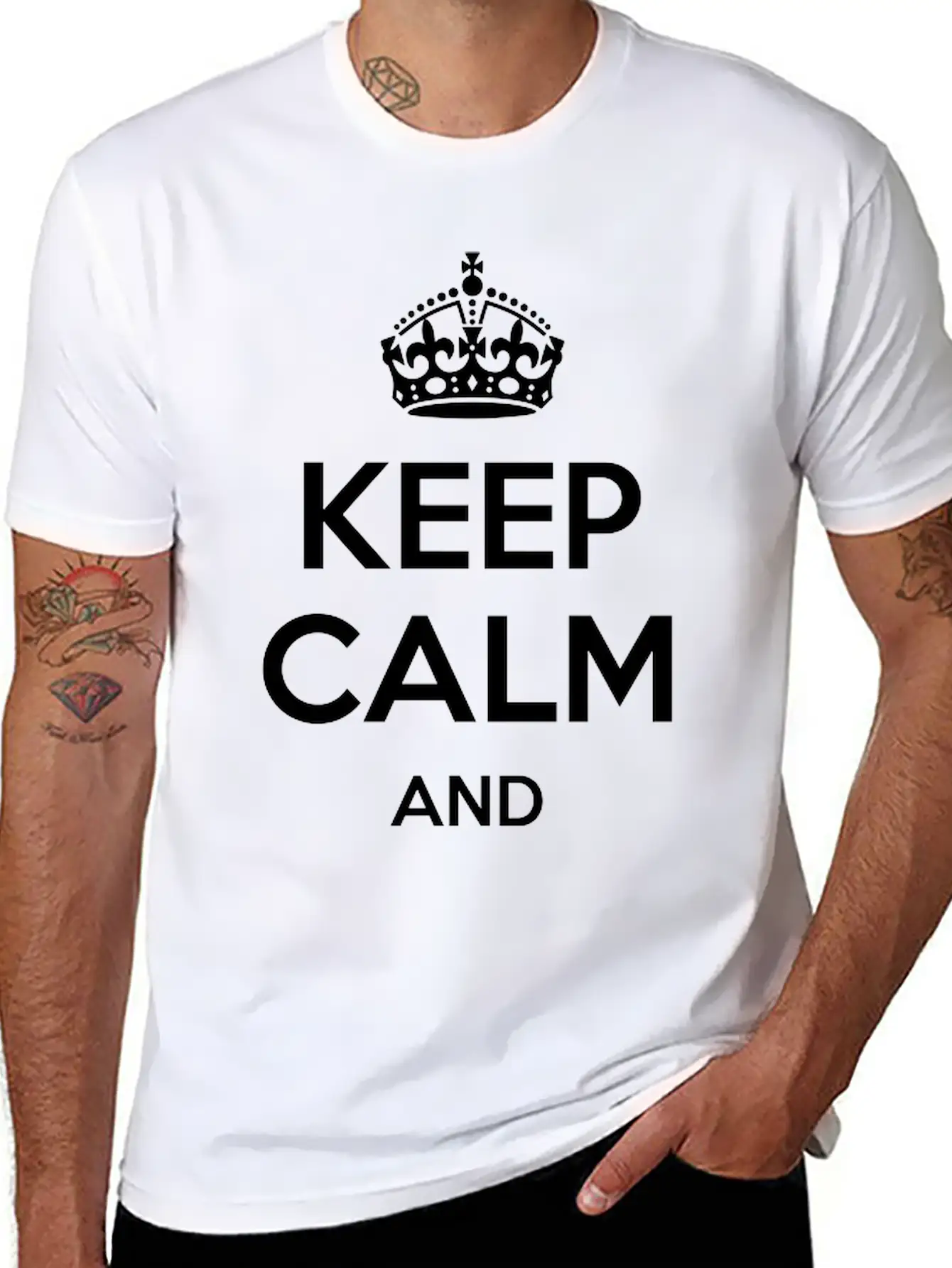 Keep Calm Party Hard Unisex Short Sleeve Soft Cotton T-Shirt – Casual Everyday Wear