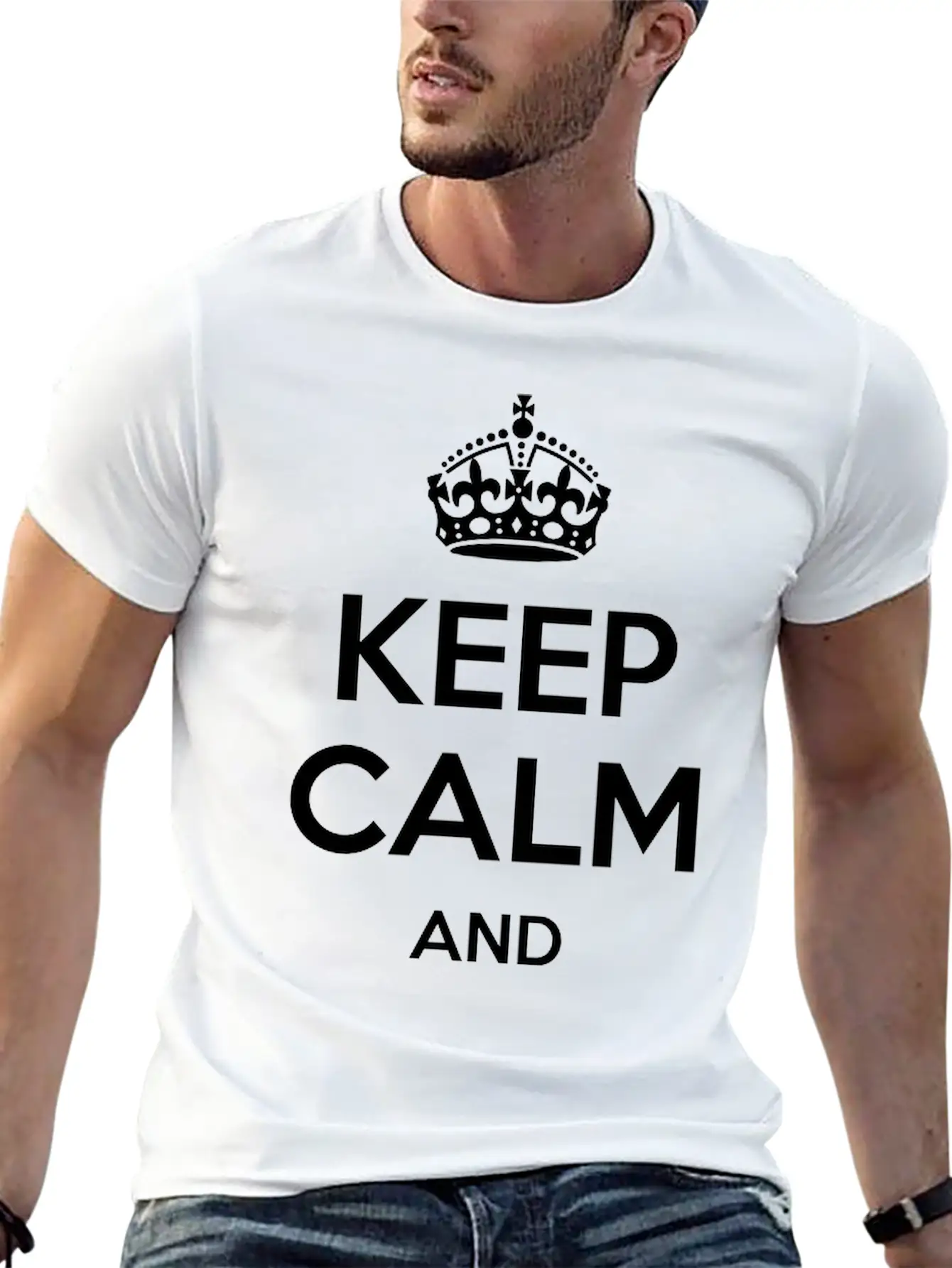 Keep Calm Party Hard Unisex Short Sleeve Soft Cotton T-Shirt – Casual Everyday Wear