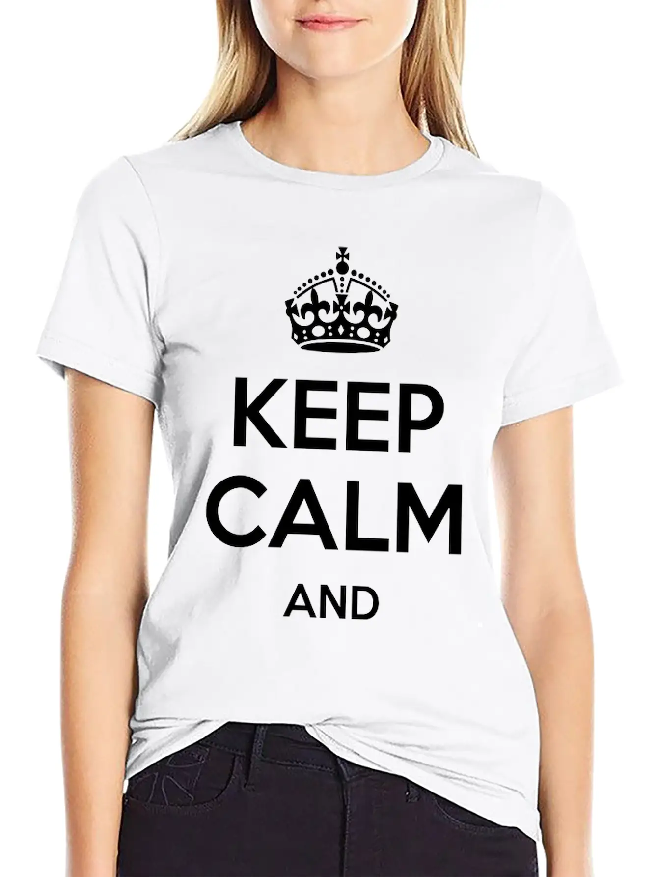Keep Calm Party Hard Unisex Short Sleeve Soft Cotton T-Shirt – Casual Everyday Wear