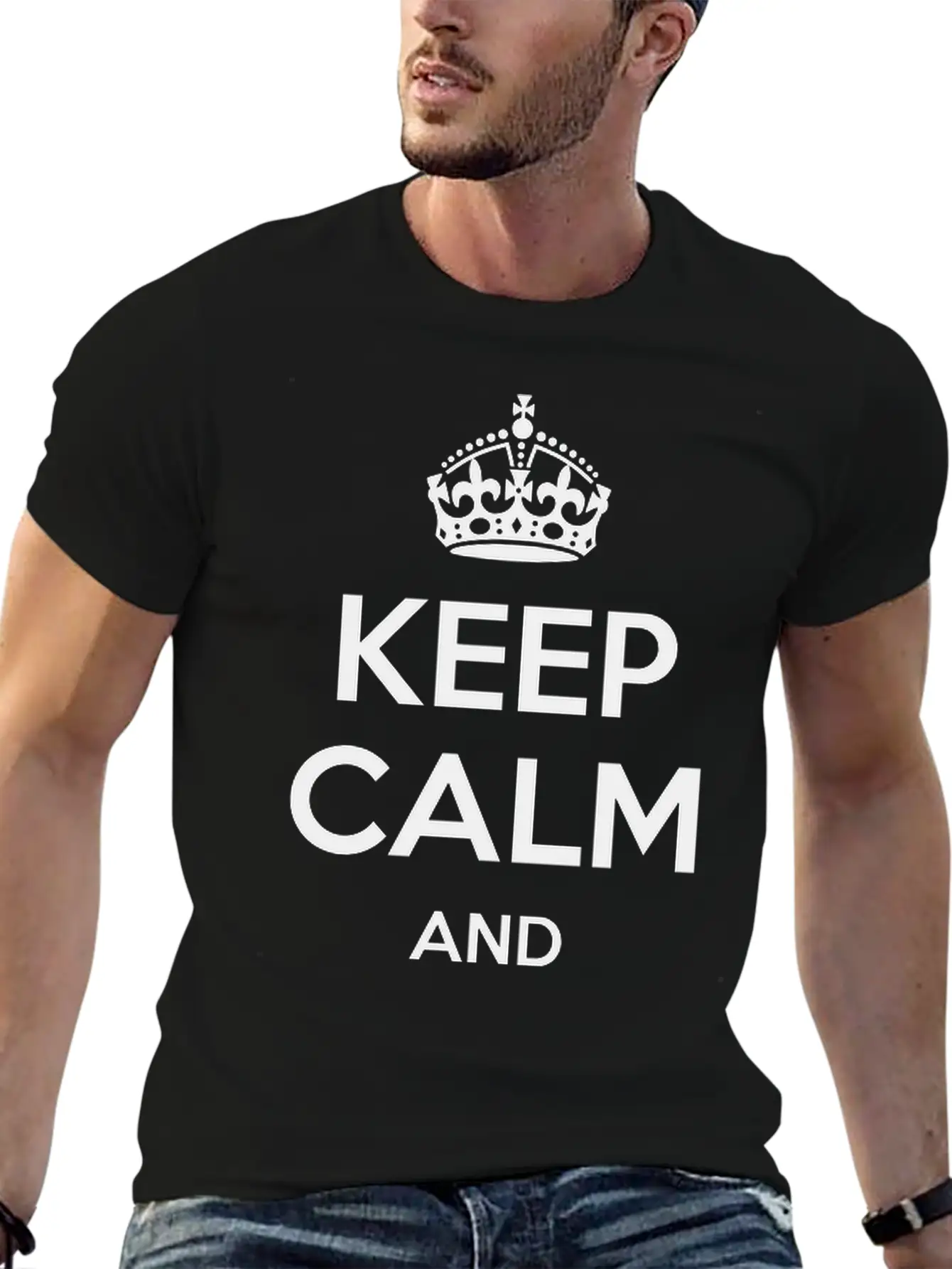 Keep Calm Party Hard Unisex Short Sleeve Soft Cotton T-Shirt – Casual Everyday Wear