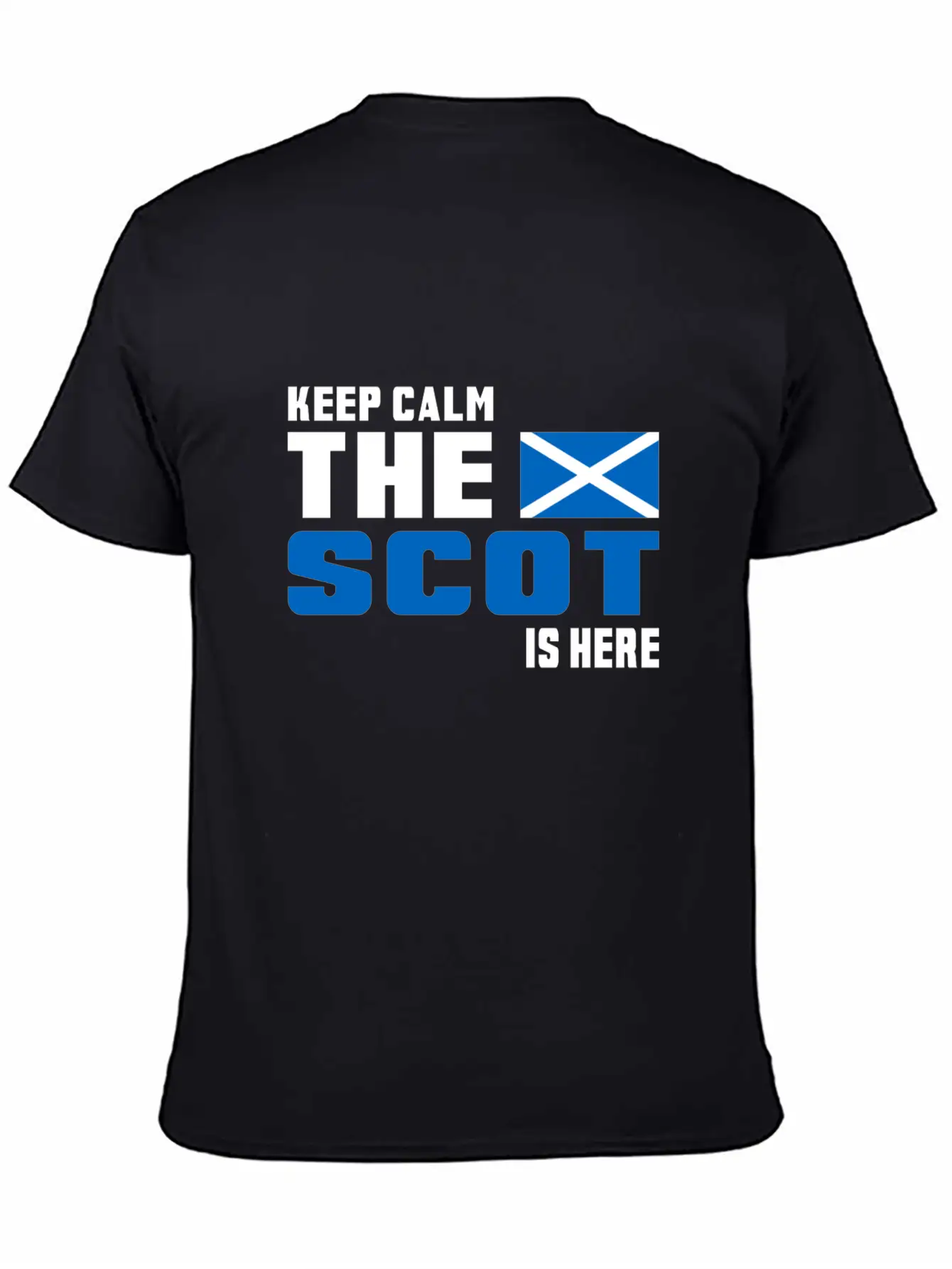 Keep Calm Scotland Design Gift Idea Basic Graphic T-Shirt – Daily Comfort In Soft Cotton