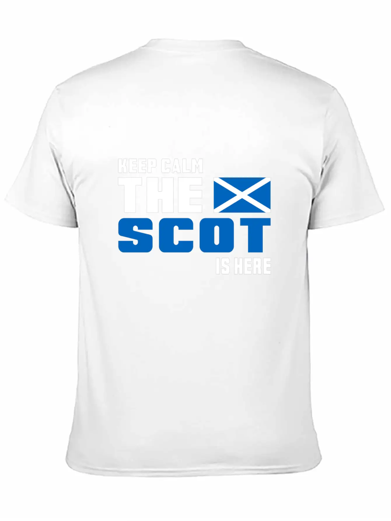 Keep Calm Scotland Design Gift Idea Basic Graphic T-Shirt – Daily Comfort In Soft Cotton
