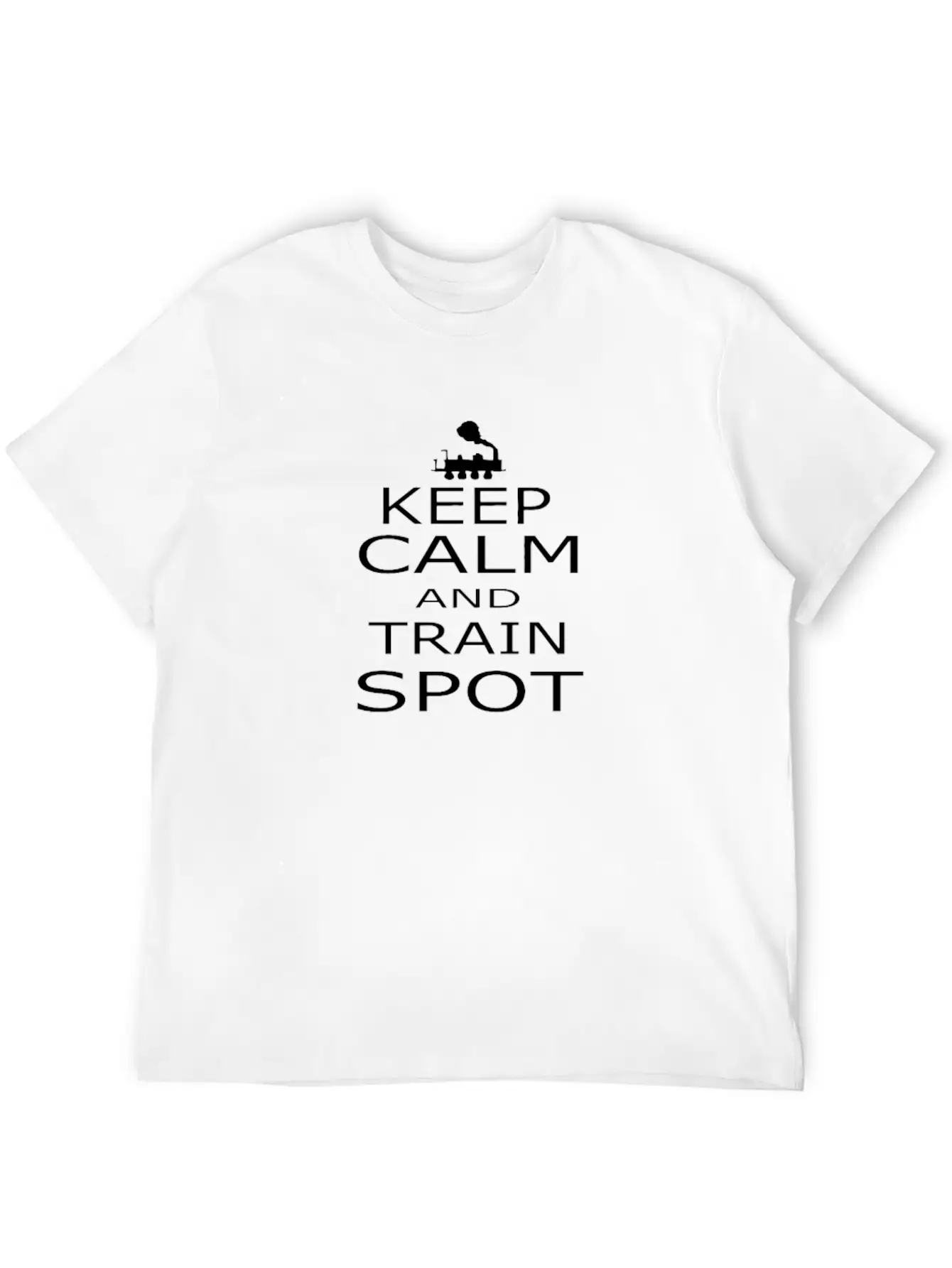 Keep Calm Train Timeless Short Sleeve Tee – Comfy And Minimalist Design