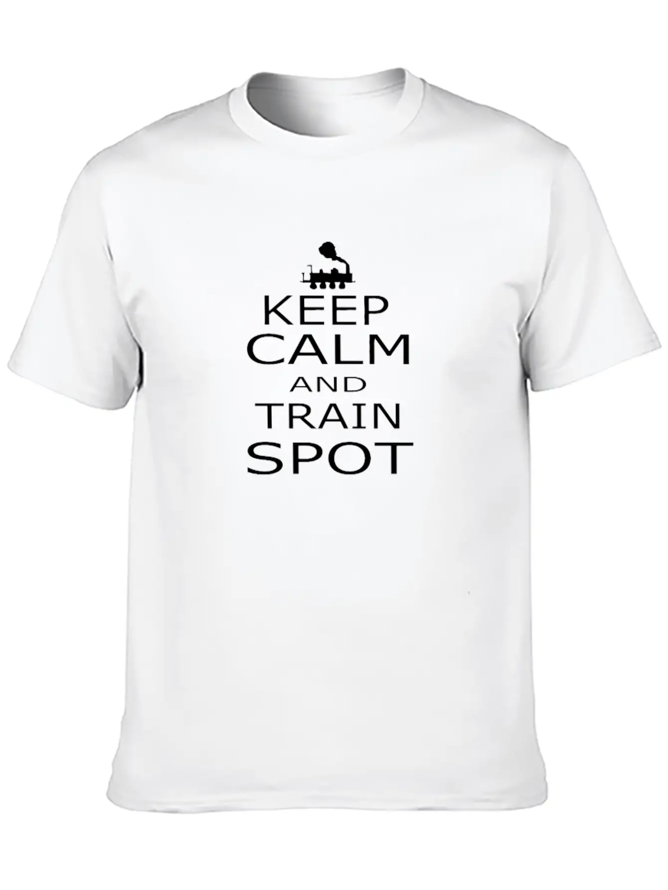 Keep Calm Train Timeless Short Sleeve Tee – Comfy And Minimalist Design