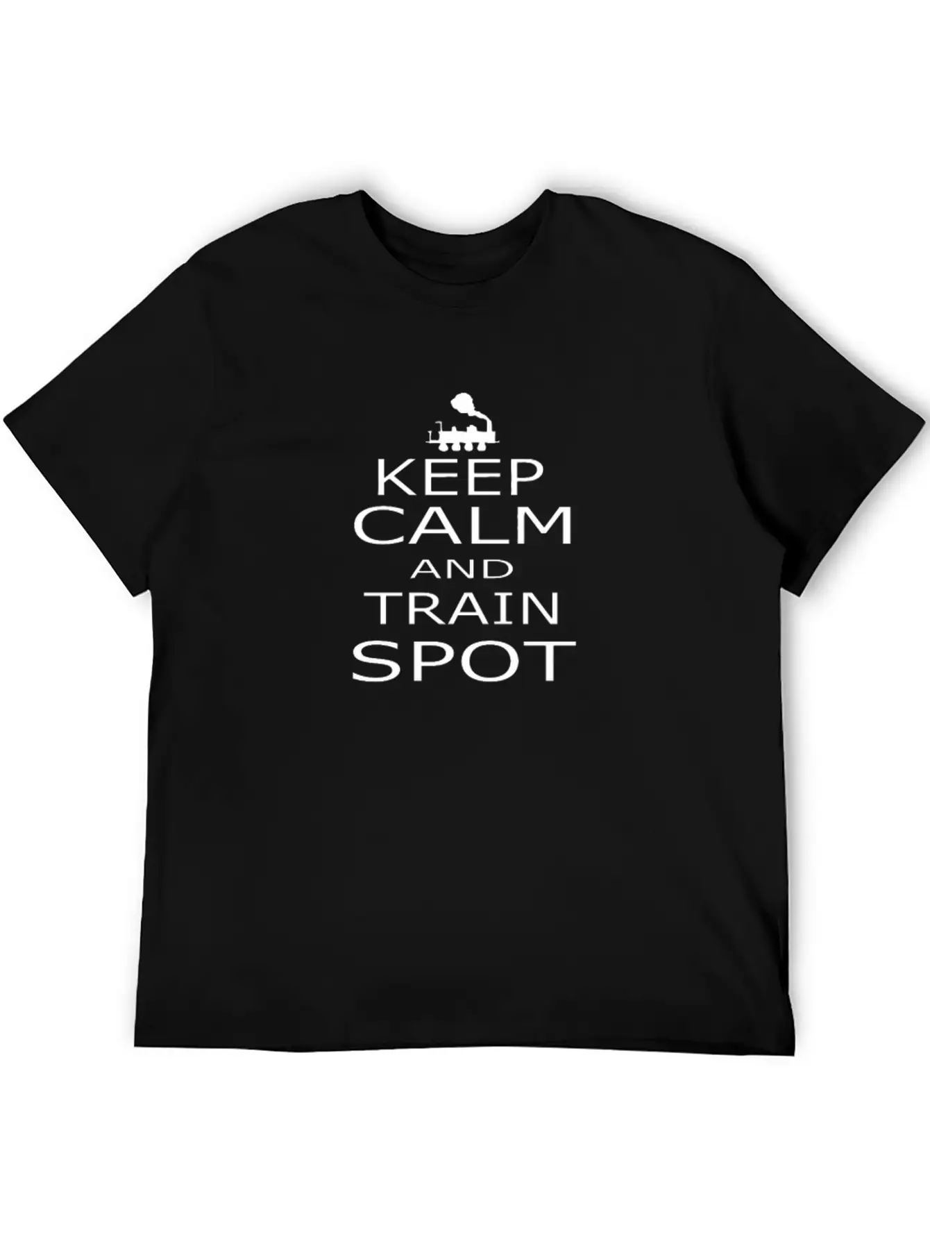 Keep Calm Train Timeless Short Sleeve Tee – Comfy And Minimalist Design
