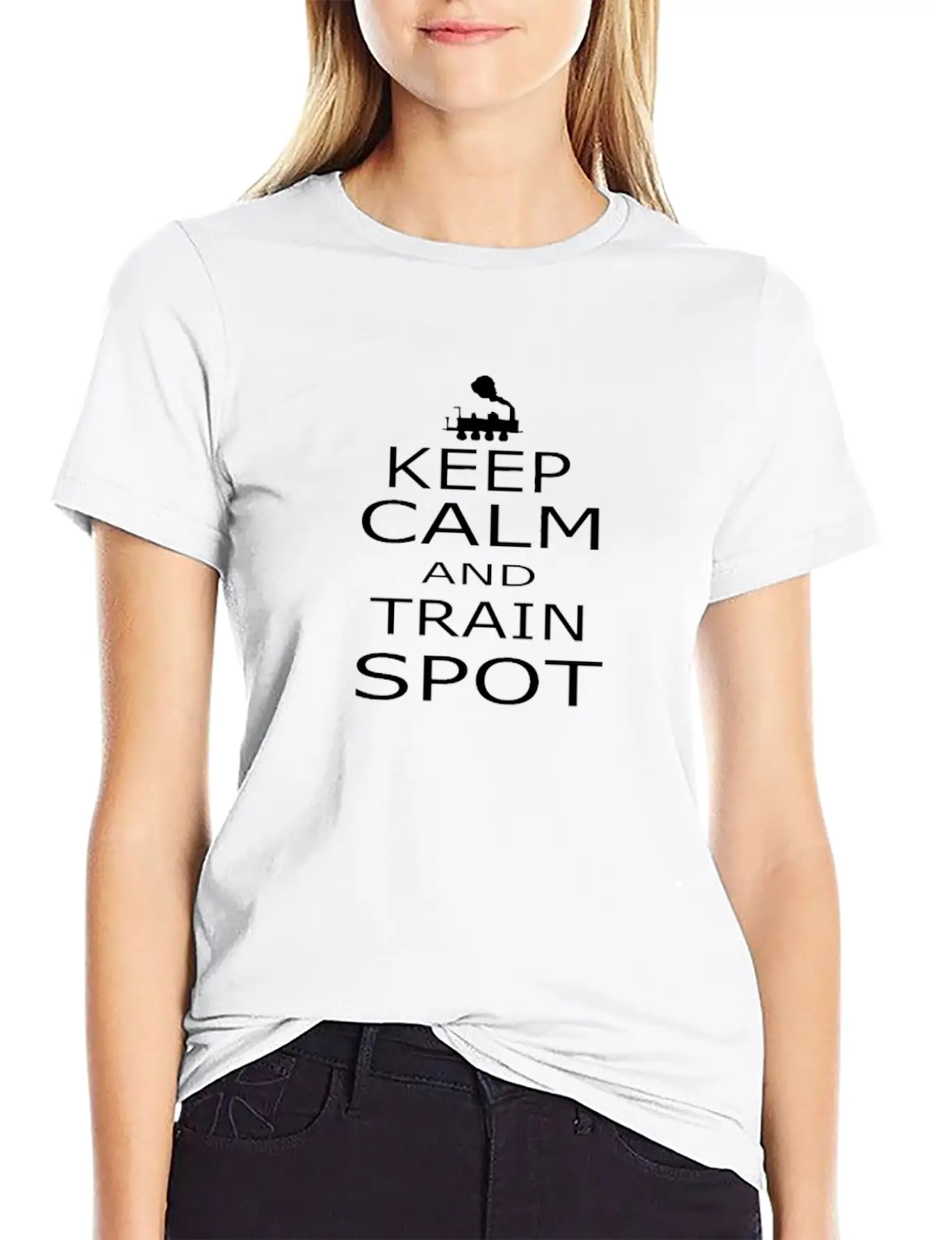 Keep Calm Train Timeless Short Sleeve Tee – Comfy And Minimalist Design