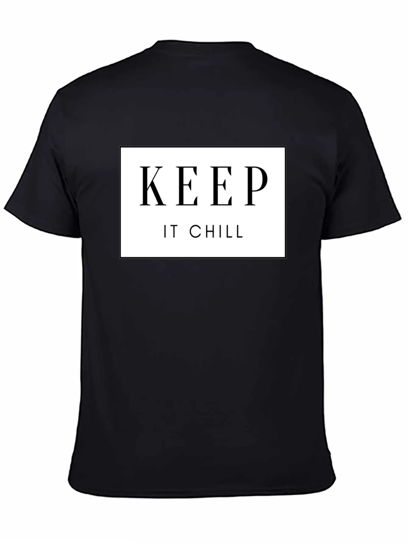 Keep It Chill Comfortable Minimalist Graphic Tee – Summer Style Essential