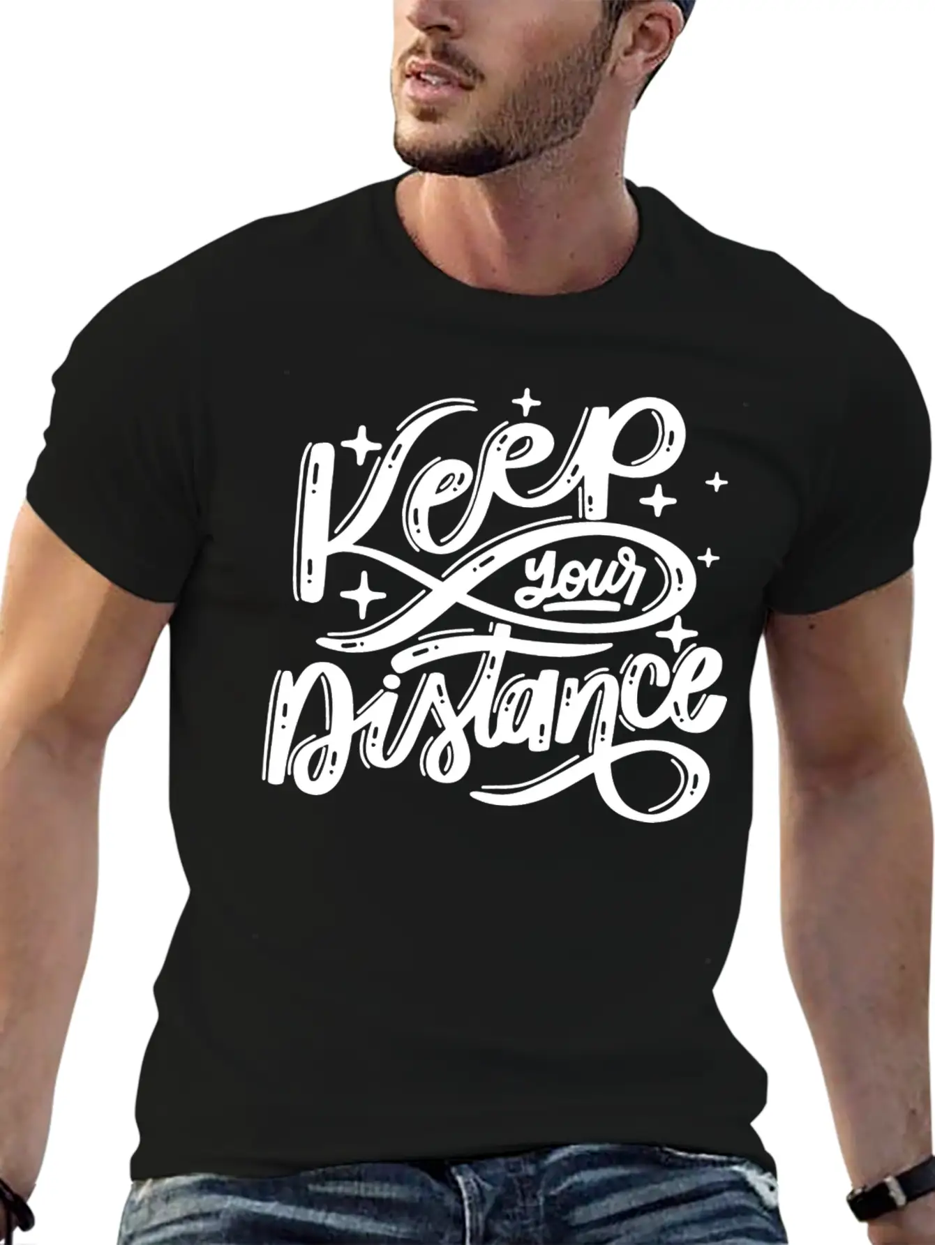 Keep Your Distance Timeless Short Sleeve Tee – Comfy And Minimalist Design