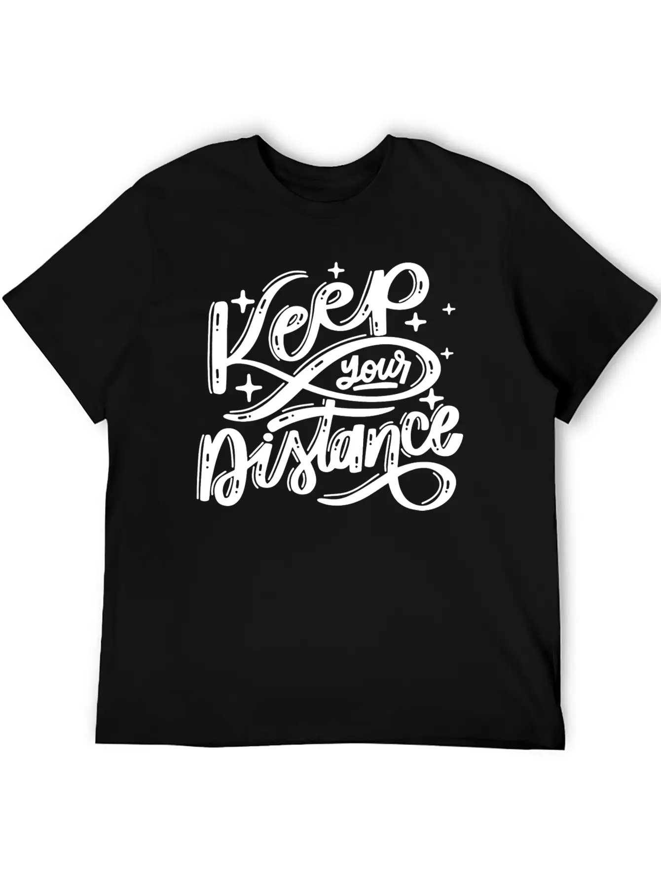 Keep Your Distance Timeless Short Sleeve Tee – Comfy And Minimalist Design