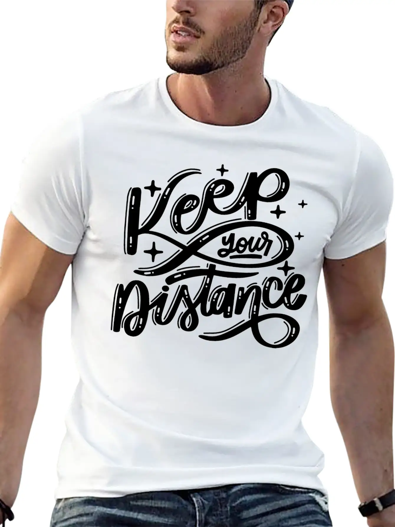 Keep Your Distance Timeless Short Sleeve Tee – Comfy And Minimalist Design