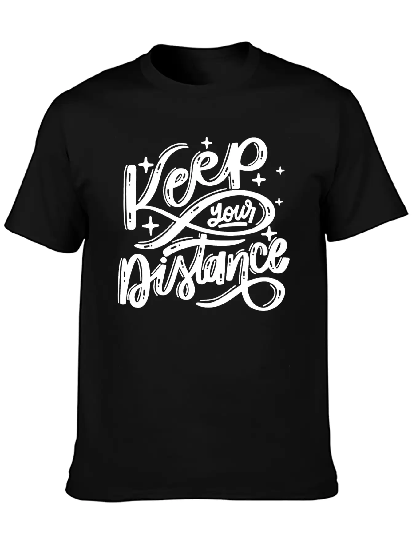 Keep Your Distance Timeless Short Sleeve Tee – Comfy And Minimalist Design