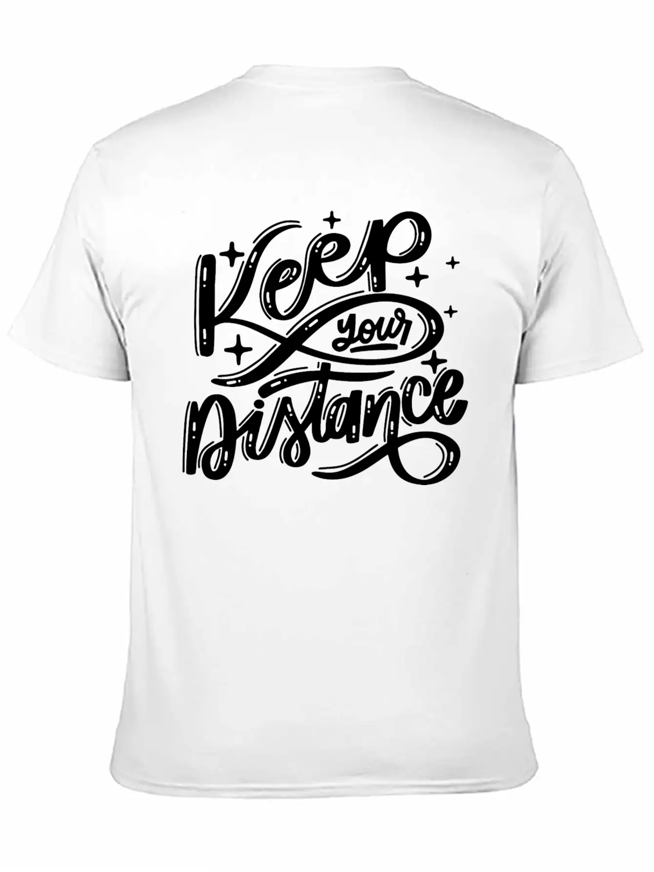 Keep Your Distance Timeless Short Sleeve Tee – Comfy And Minimalist Design