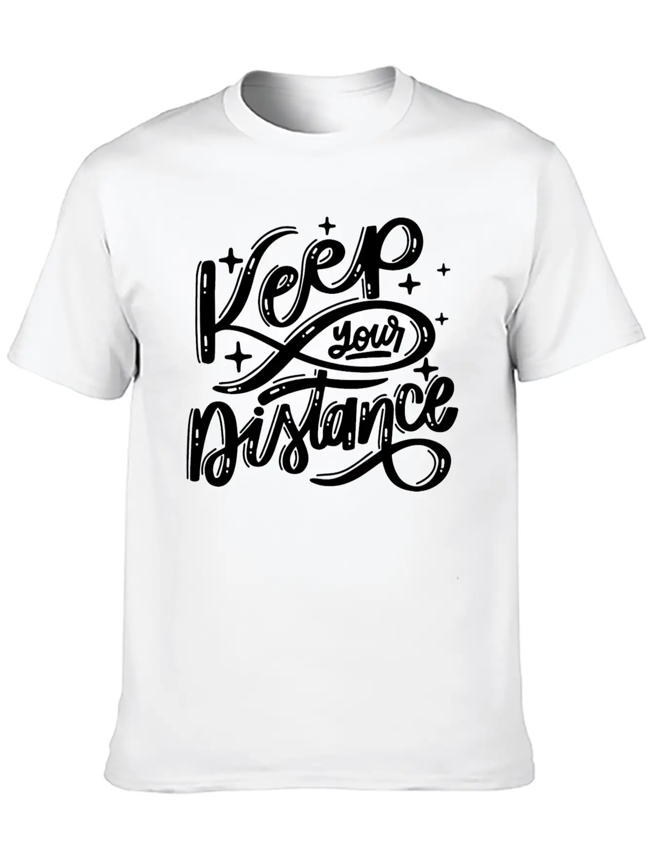 Keep Your Distance Timeless Short Sleeve Tee – Comfy And Minimalist Design