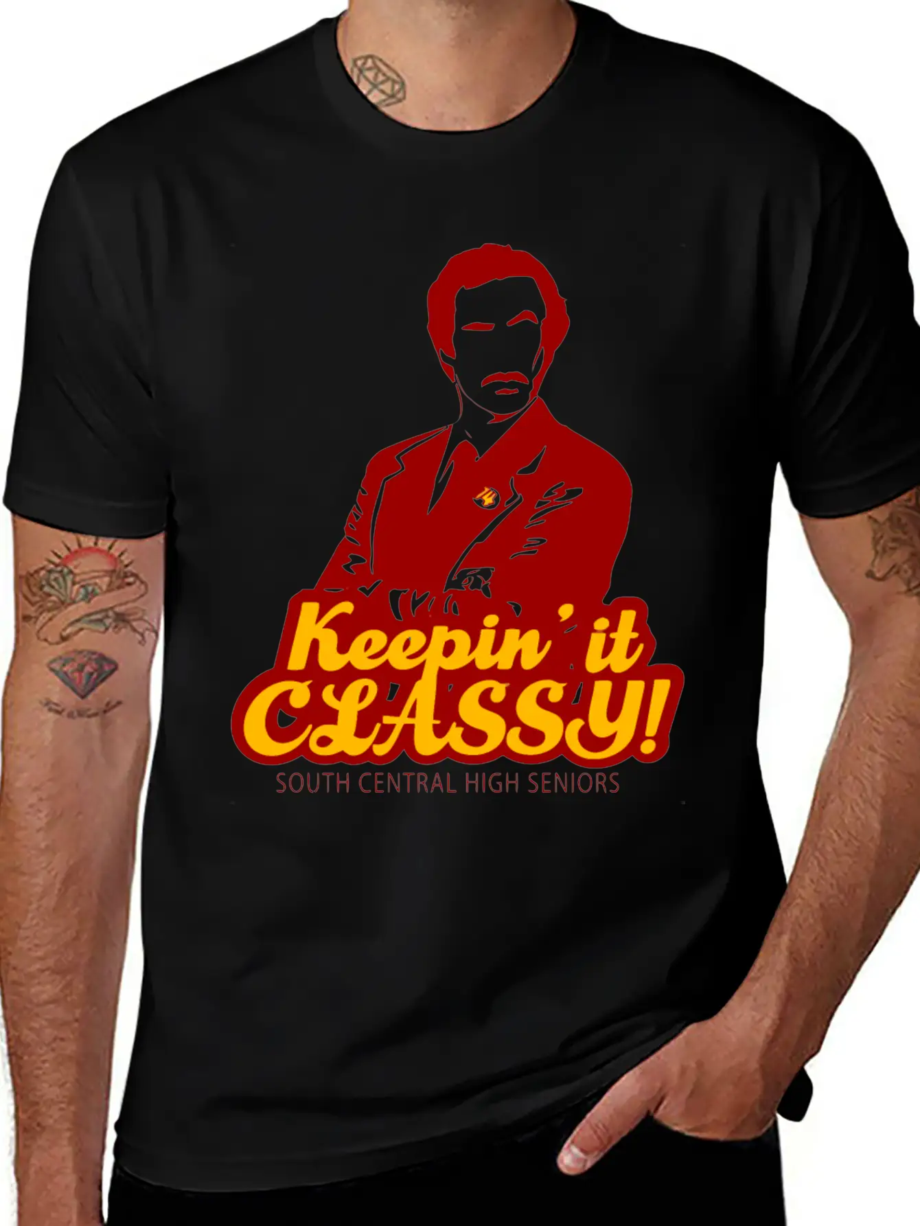 Keepin It CLASSY South Central High Seniors Comfortable Minimalist Graphic Tee – Summer Style Essential