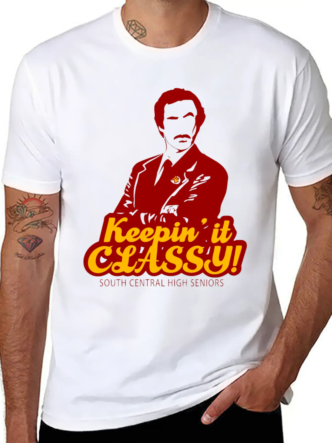 Keepin It CLASSY South Central High Seniors Comfortable Minimalist Graphic Tee – Summer Style Essential