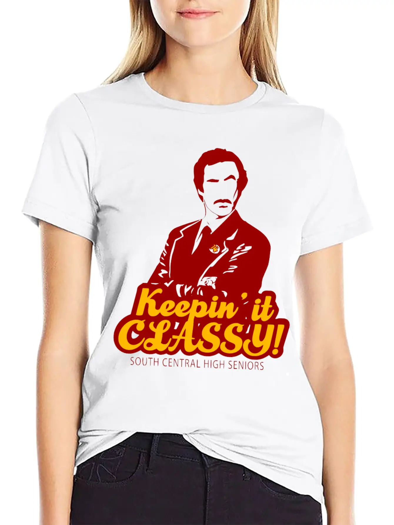 Keepin It CLASSY South Central High Seniors Comfortable Minimalist Graphic Tee – Summer Style Essential