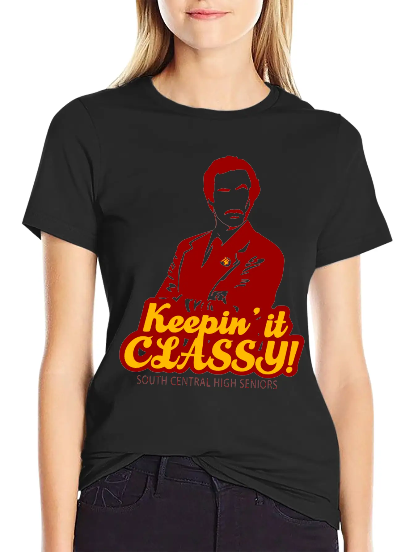 Keepin It CLASSY South Central High Seniors Comfortable Minimalist Graphic Tee – Summer Style Essential