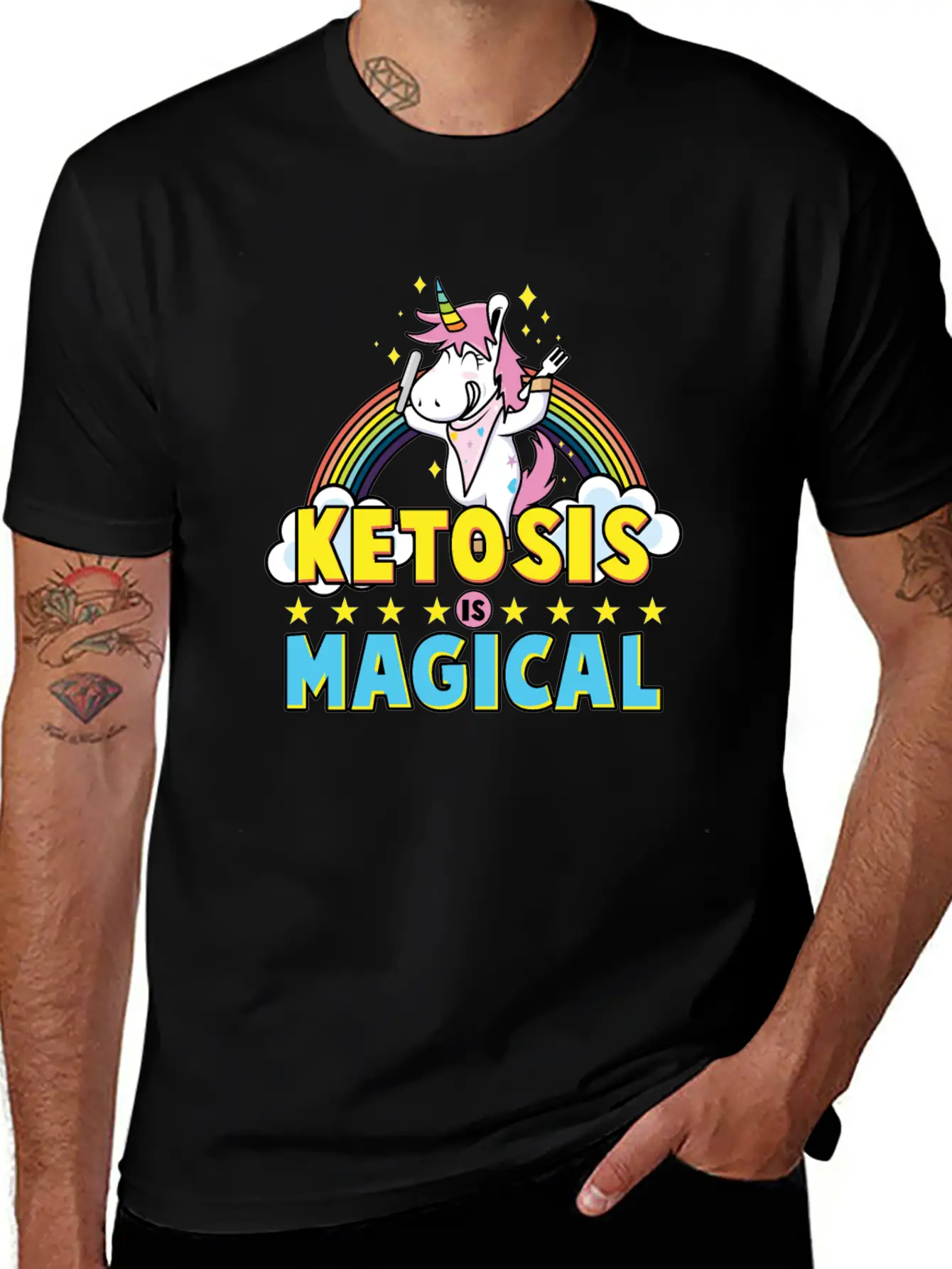 Keto Diet Ketosis Is Magical Stylish Everyday T-Shirt – Unisex Basic Cotton Tee