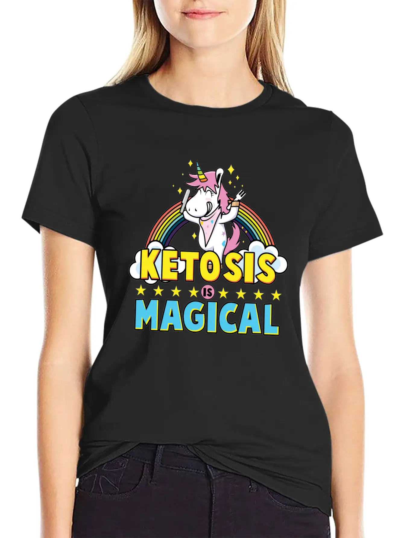 Keto Diet Ketosis Is Magical Stylish Everyday T-Shirt – Unisex Basic Cotton Tee
