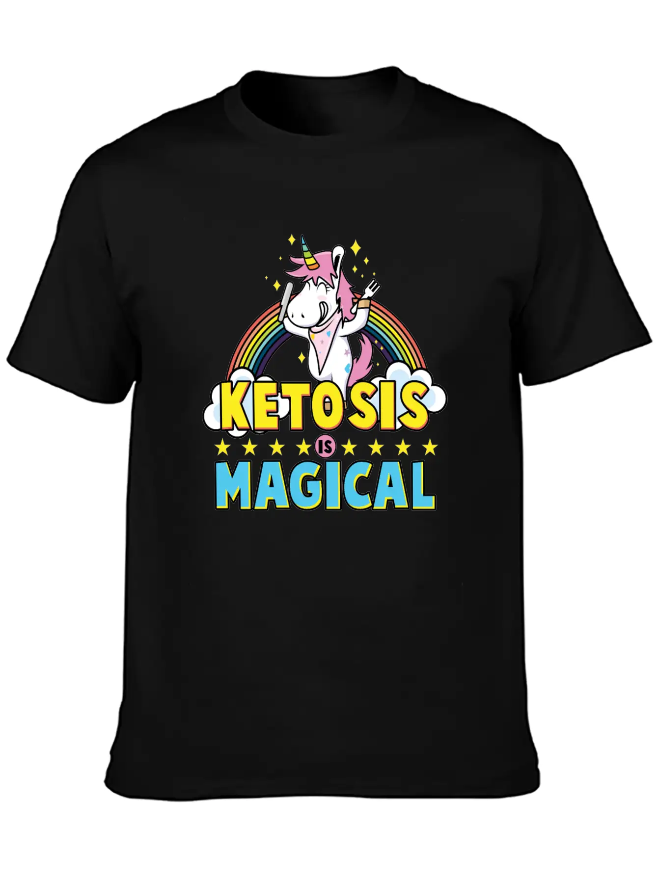 Keto Diet Ketosis Is Magical Stylish Everyday T-Shirt – Unisex Basic Cotton Tee