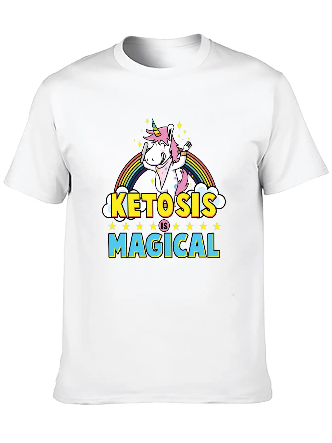 Keto Diet Ketosis Is Magical Stylish Everyday T-Shirt – Unisex Basic Cotton Tee