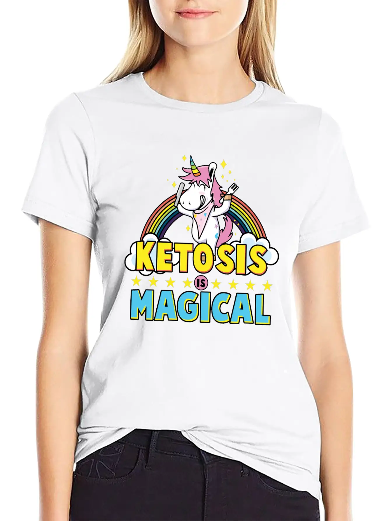 Keto Diet Ketosis Is Magical Stylish Everyday T-Shirt – Unisex Basic Cotton Tee
