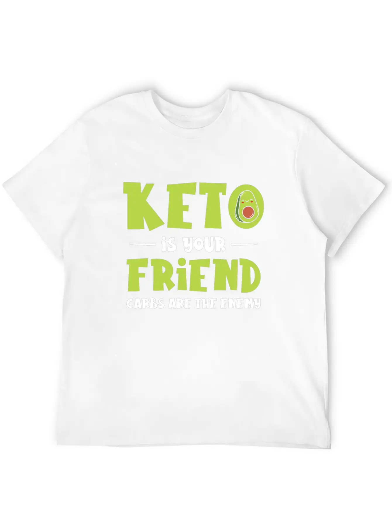 Keto Diet Nutritionist Avocado Fruit Dietitian Stylish Everyday T-Shirt – Unisex Basic Cotton Tee