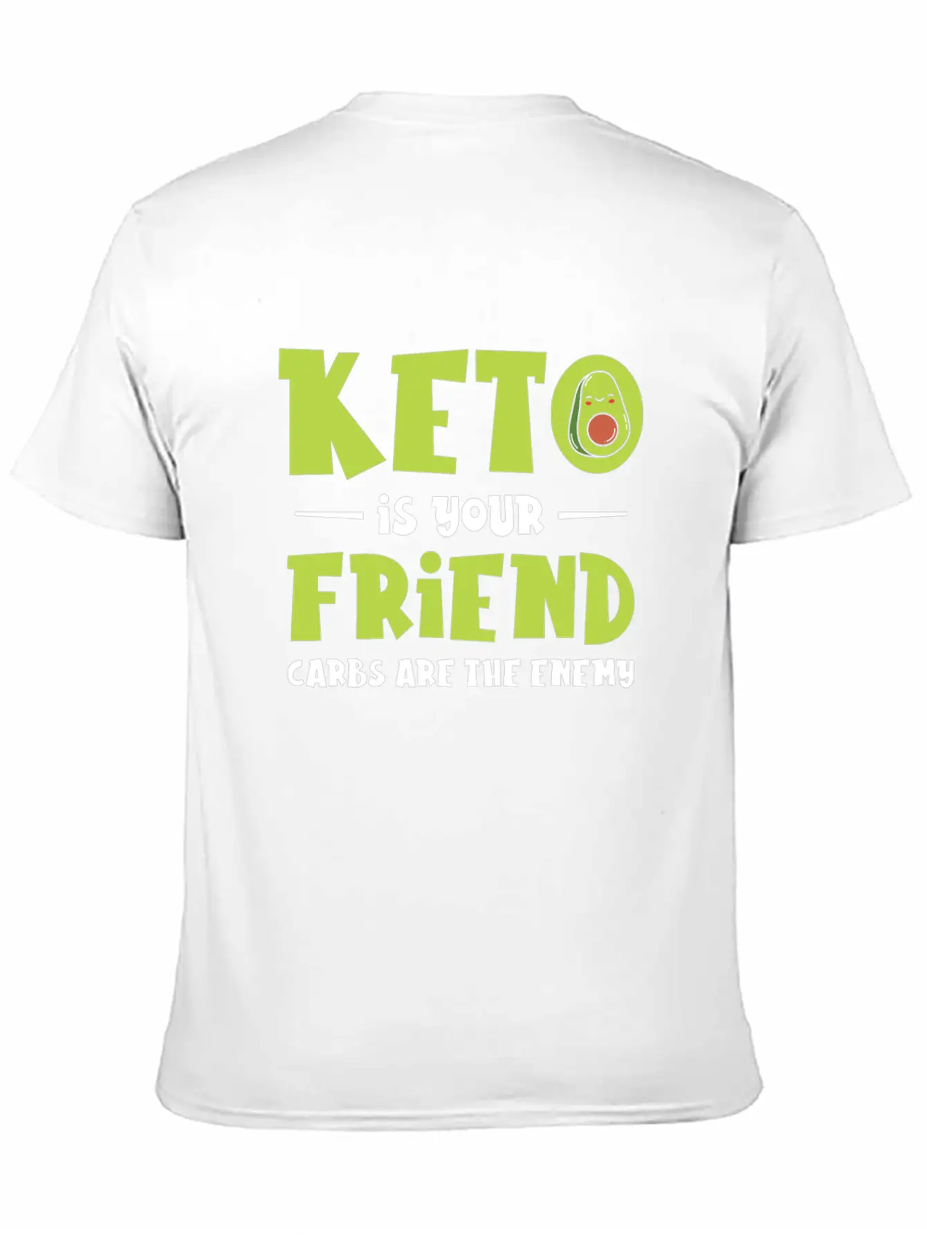 Keto Diet Nutritionist Avocado Fruit Dietitian Stylish Everyday T-Shirt – Unisex Basic Cotton Tee