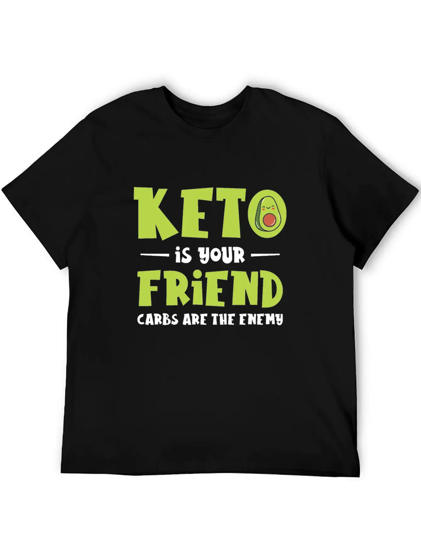 Keto Diet Nutritionist Avocado Fruit Dietitian Stylish Everyday T-Shirt – Unisex Basic Cotton Tee