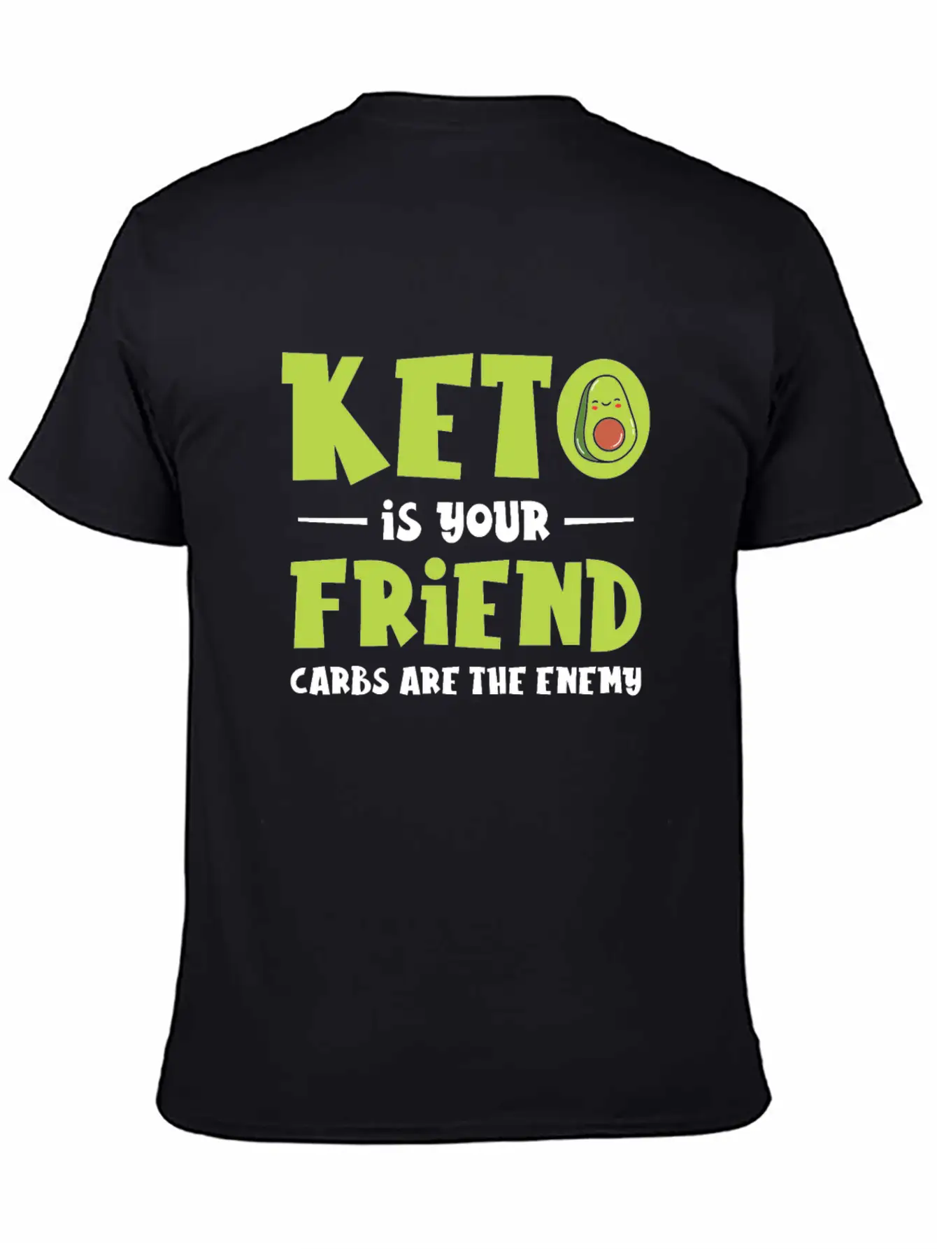 Keto Diet Nutritionist Avocado Fruit Dietitian Stylish Everyday T-Shirt – Unisex Basic Cotton Tee