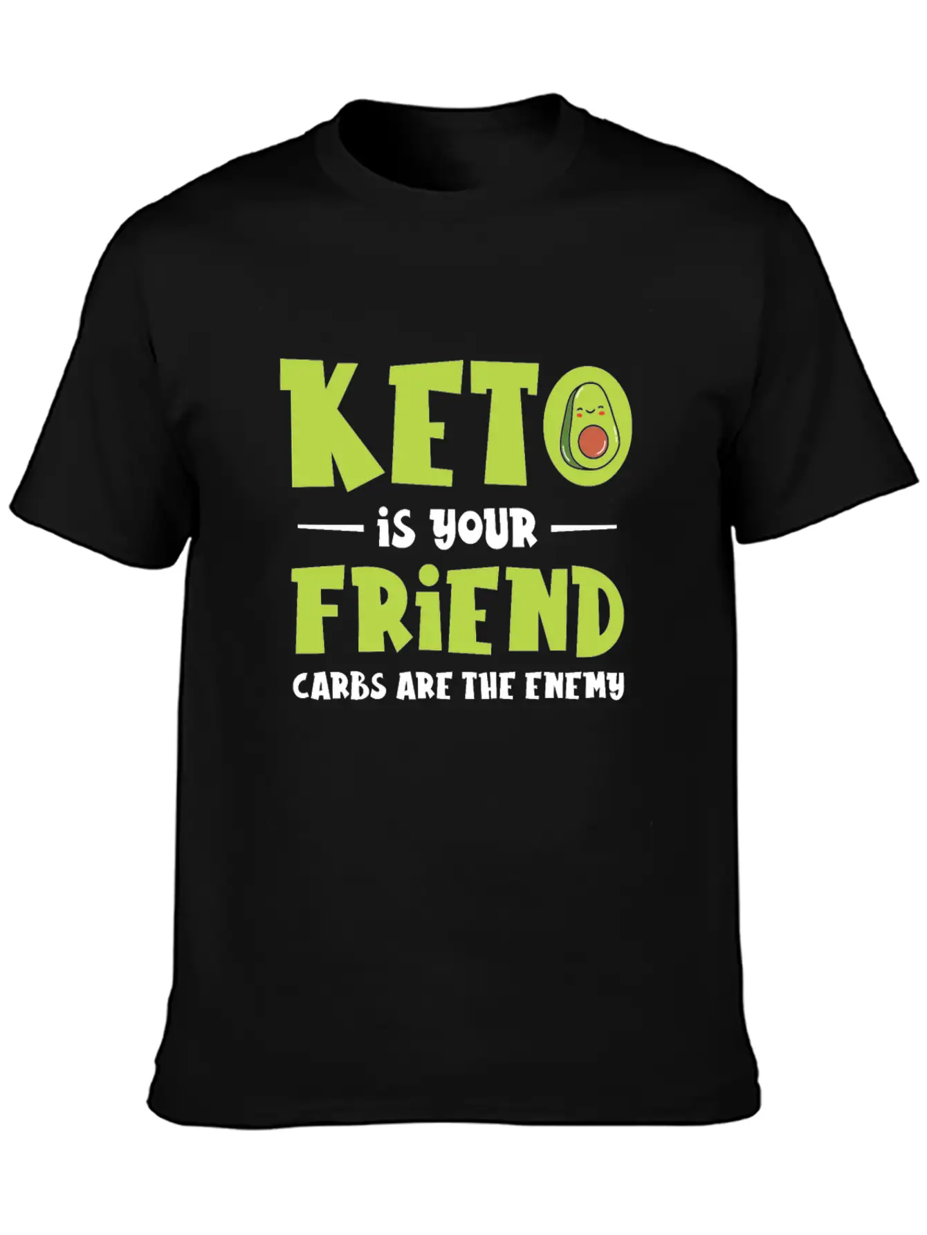Keto Diet Nutritionist Avocado Fruit Dietitian Stylish Everyday T-Shirt – Unisex Basic Cotton Tee