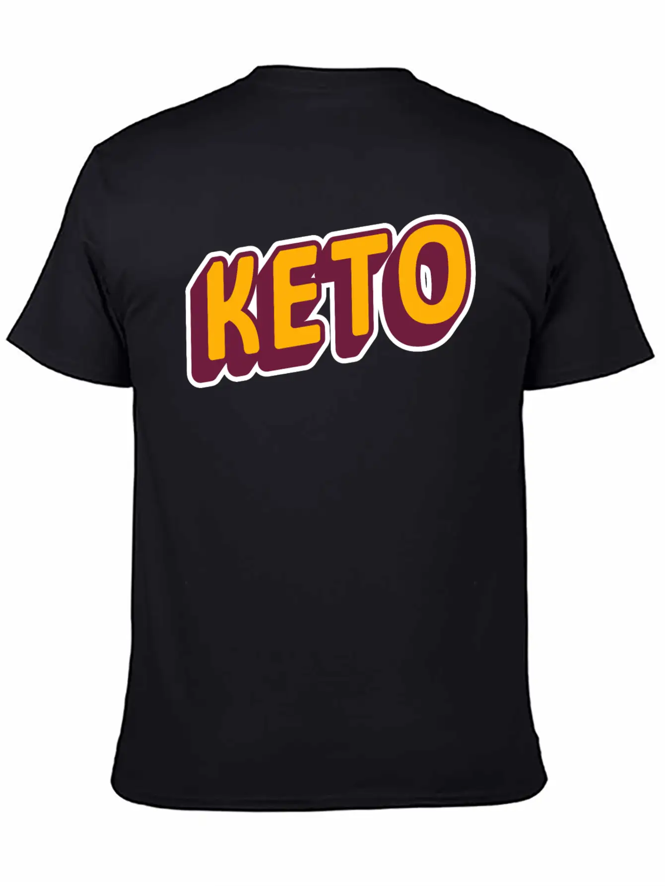 Keto Diet | Workout Shirt | Retro Design Timeless Short Sleeve Tee – Comfy And Minimalist Design