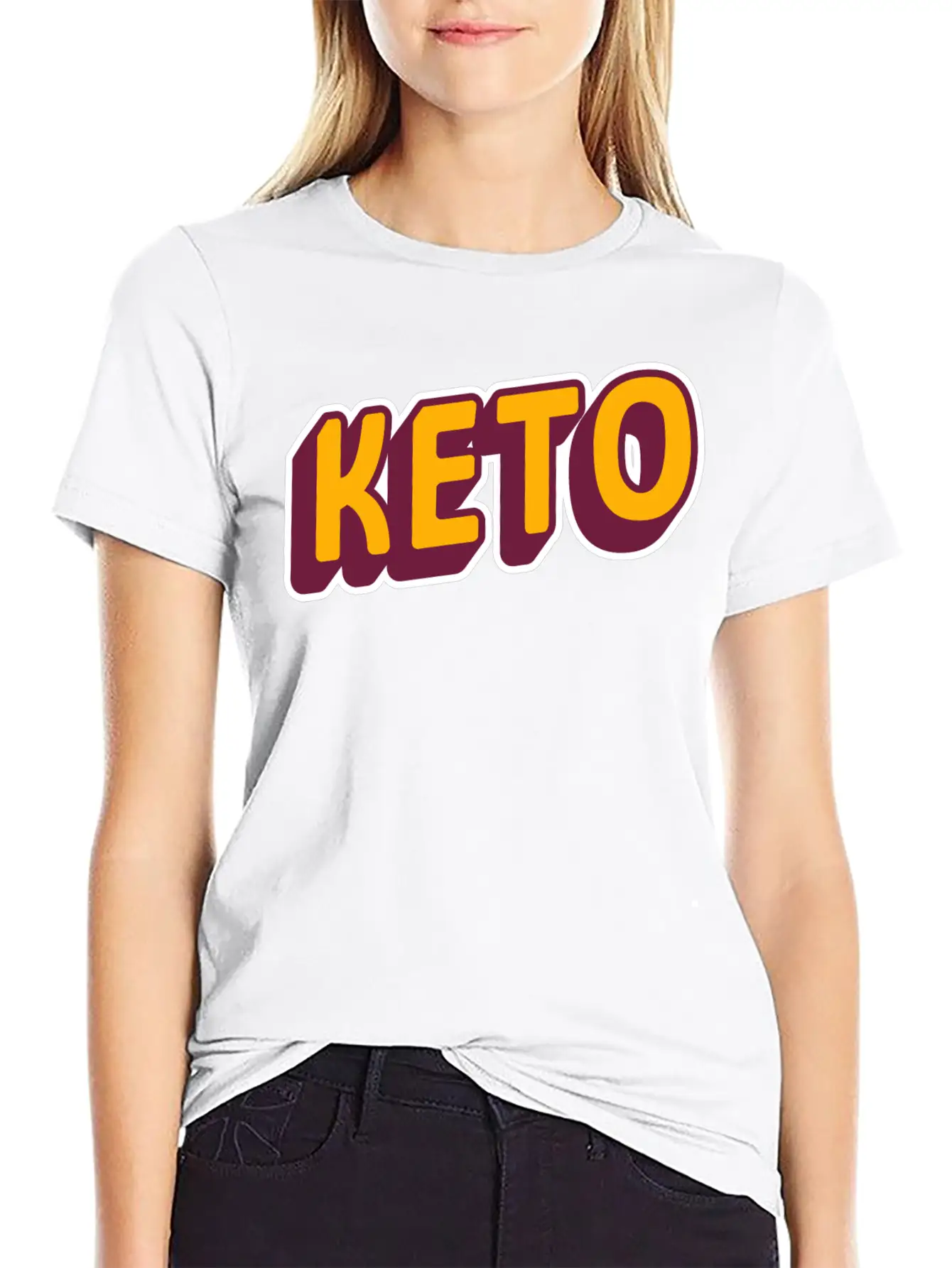 Keto Diet | Workout Shirt | Retro Design Timeless Short Sleeve Tee – Comfy And Minimalist Design