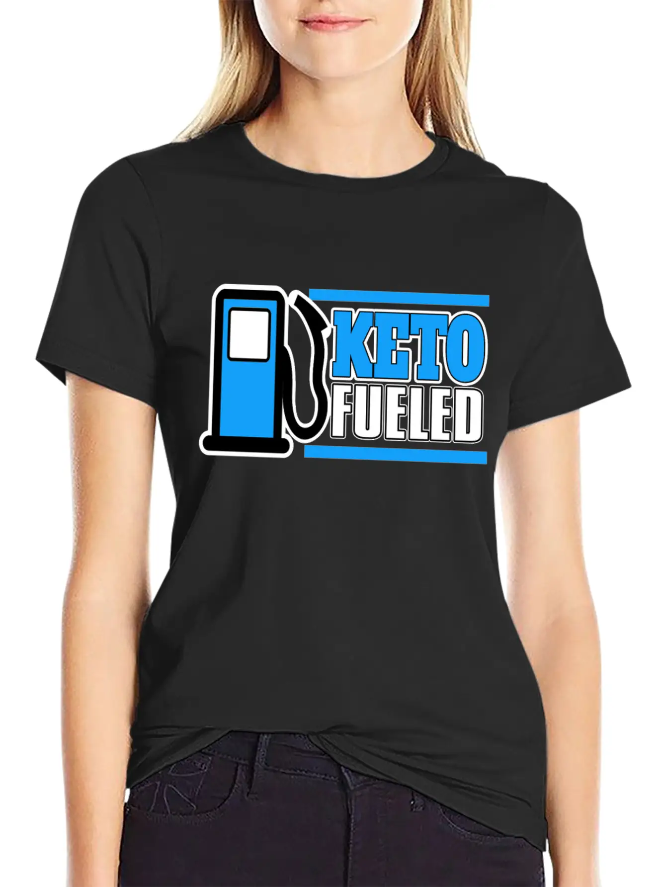 Keto Fueled LCHF Diet Kentones Low Carb High Fat Unisex Casual T-Shirt – Clean Design For Daily Comfort