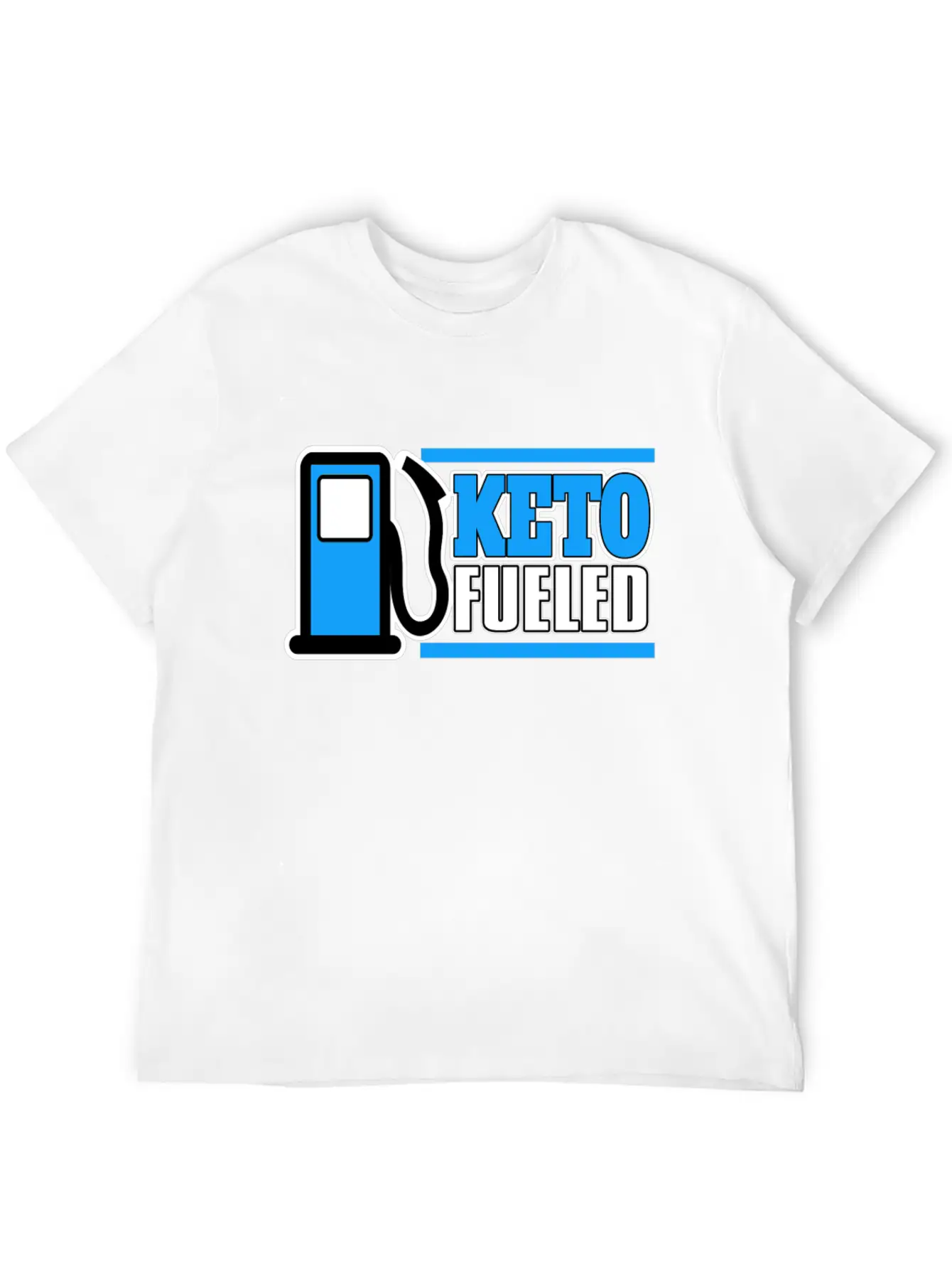 Keto Fueled LCHF Diet Kentones Low Carb High Fat Unisex Casual T-Shirt – Clean Design For Daily Comfort