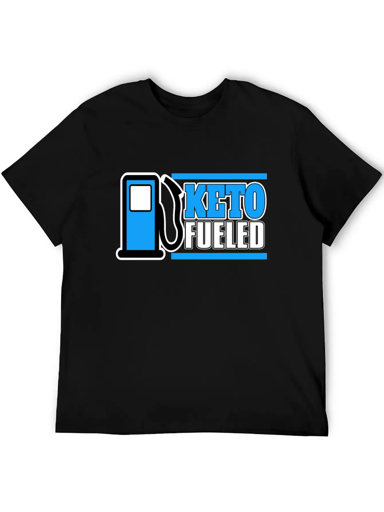 Keto Fueled LCHF Diet Kentones Low Carb High Fat Unisex Casual T-Shirt – Clean Design For Daily Comfort