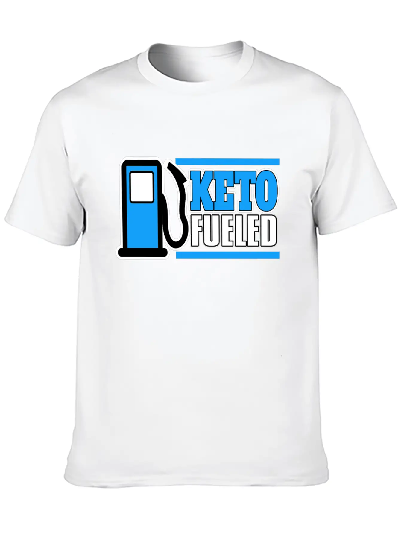 Keto Fueled LCHF Diet Kentones Low Carb High Fat Unisex Casual T-Shirt – Clean Design For Daily Comfort